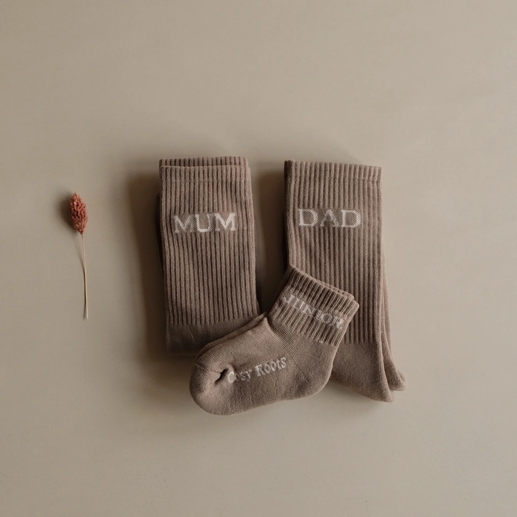 Organic Junior Socks - Oatmilk - Image 13