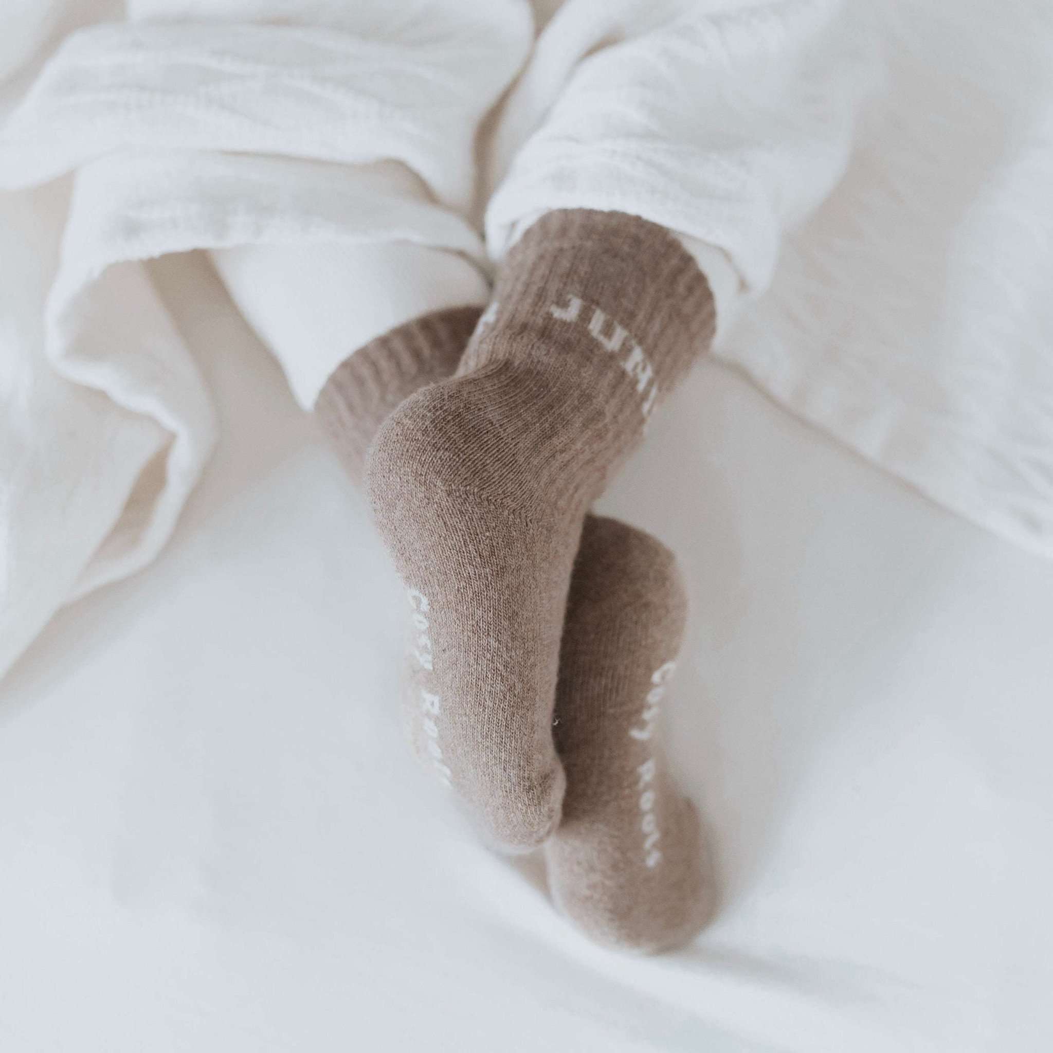 Organic Junior Socks - Oatmilk - Image 3