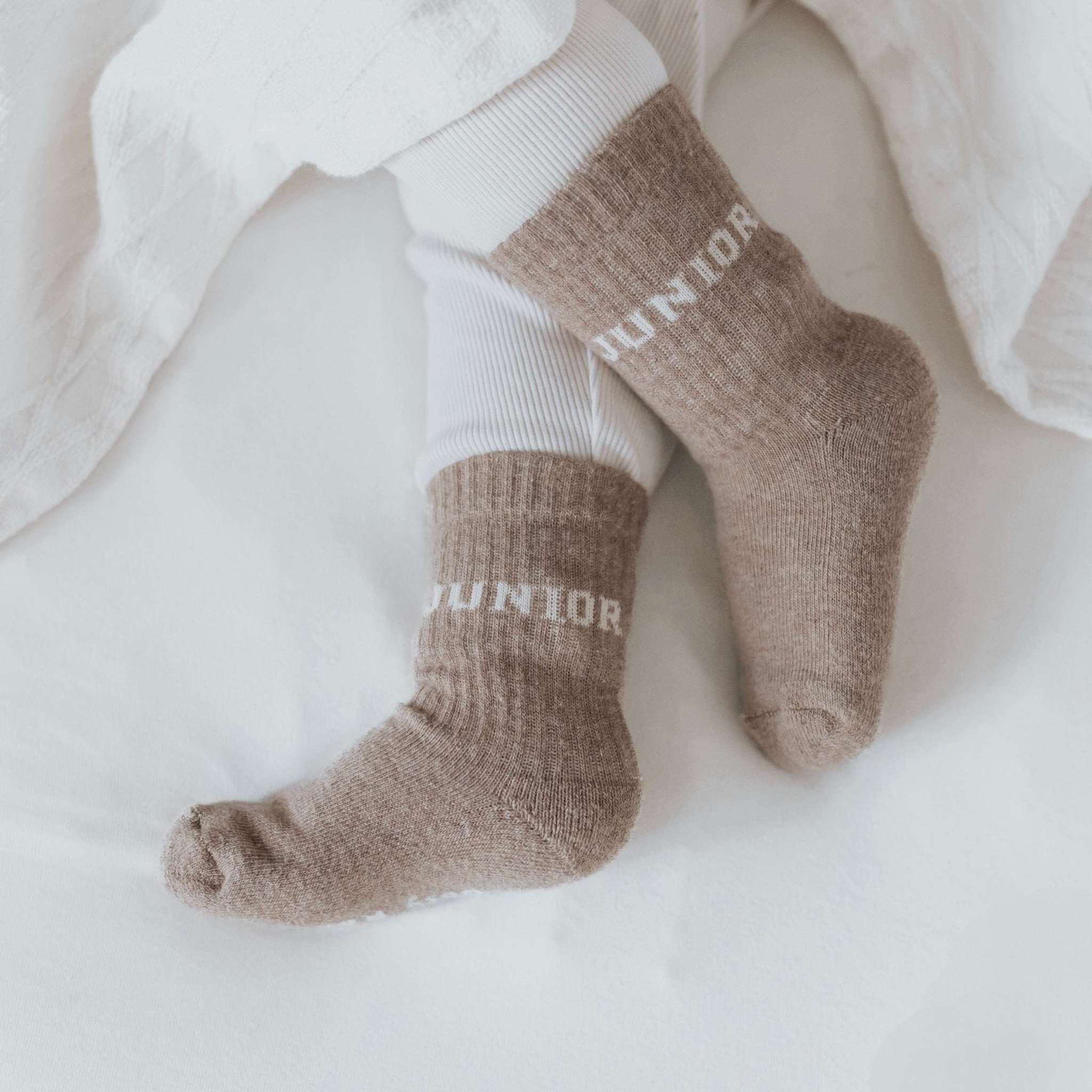 Organic Junior Socks - Oatmilk - Image 5