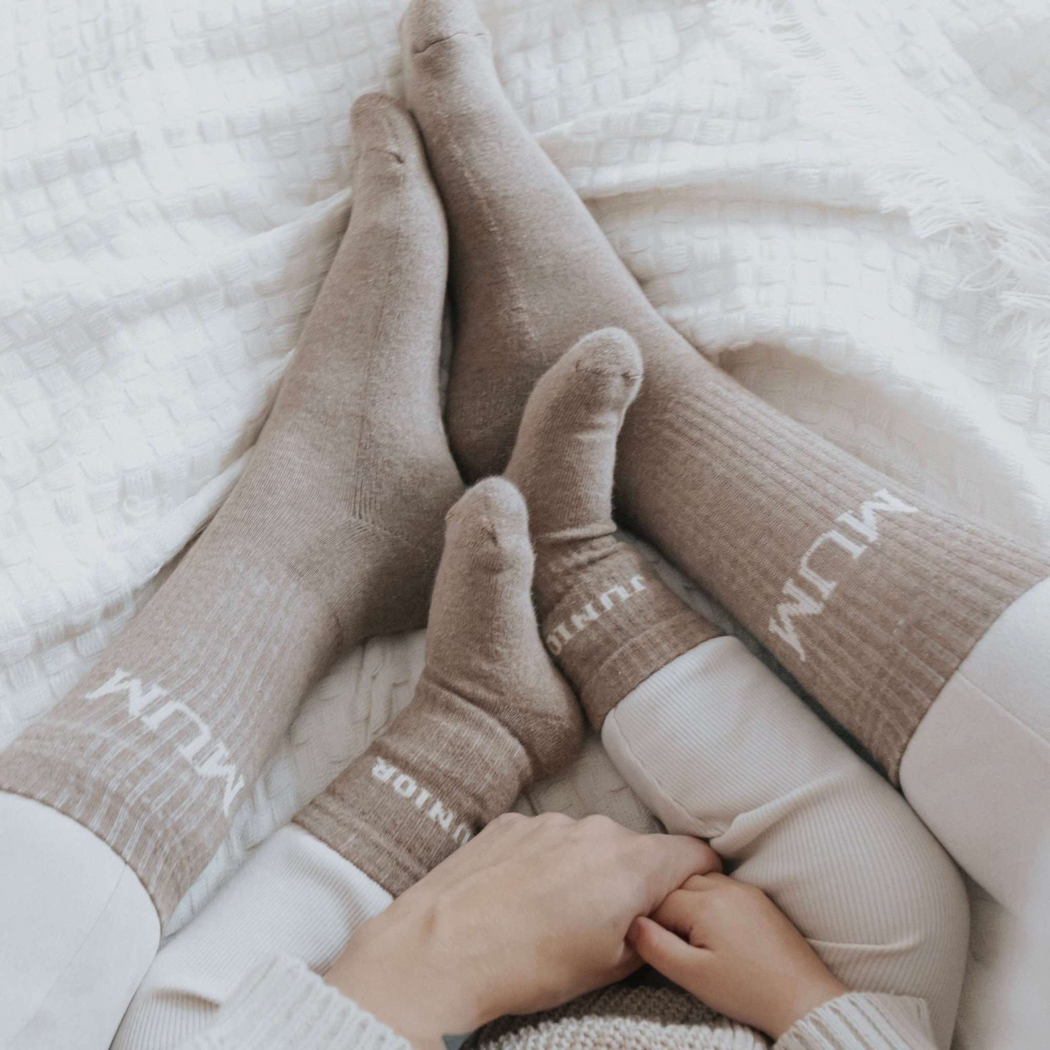 Organic Junior Socks - Oatmilk - Image 6