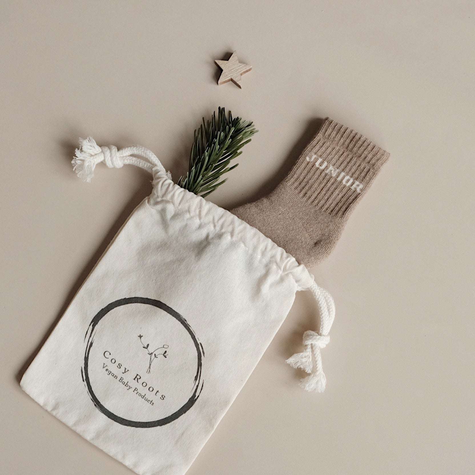Organic Junior Socks - Oatmilk - Image 7
