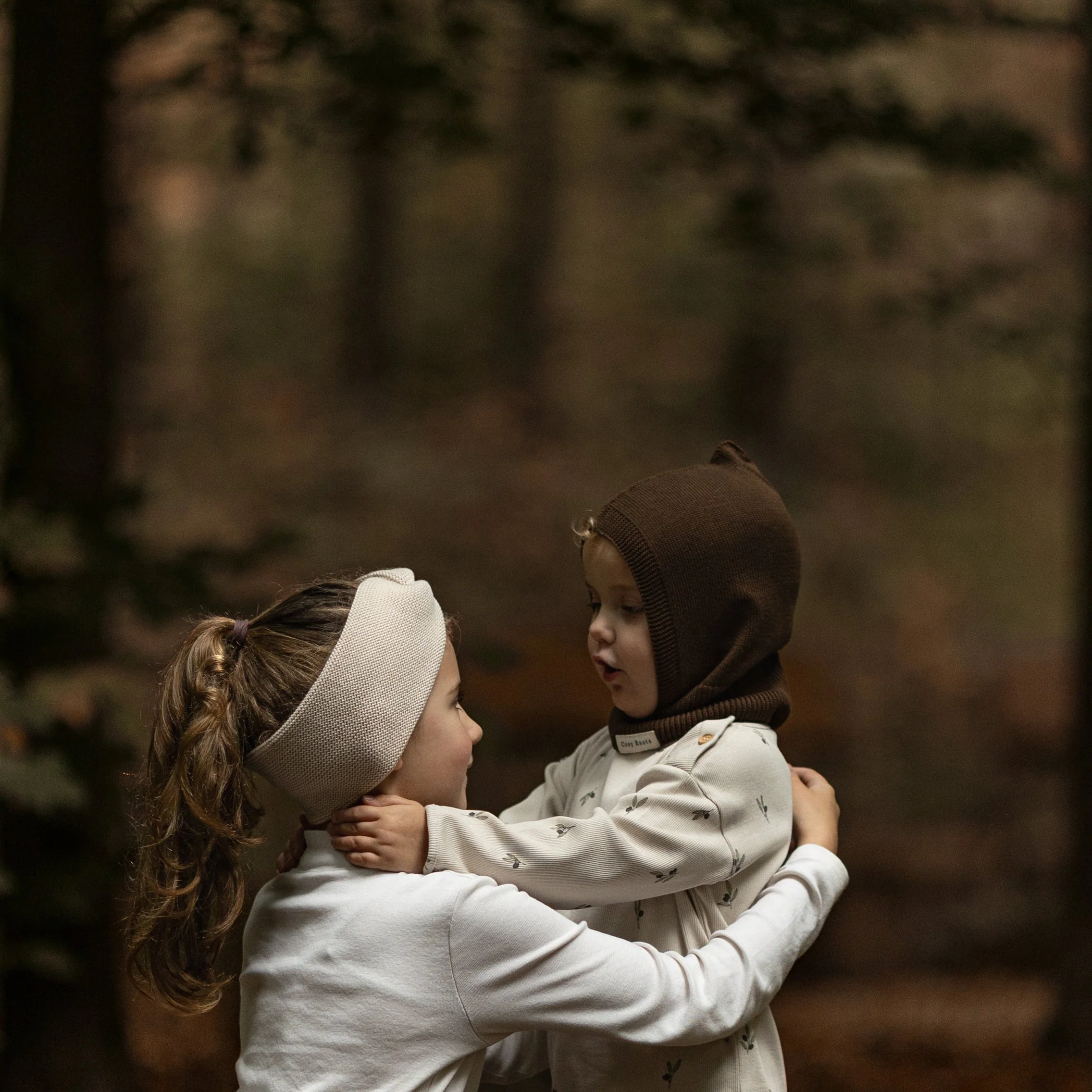 Organic Knit Balaclava - Chocolate Brown - Image 11