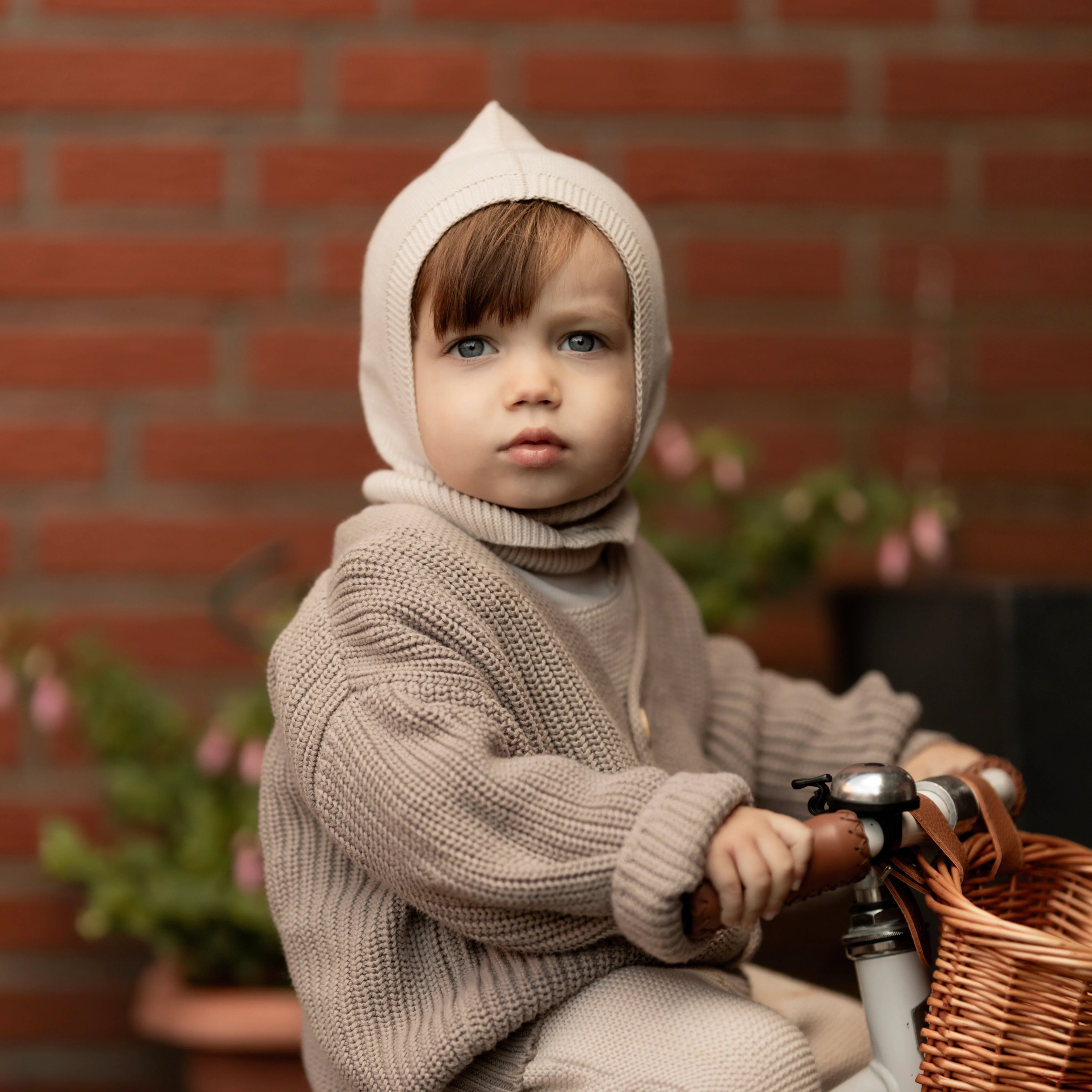 Organic Knit Balaclava - Sand - Image 5
