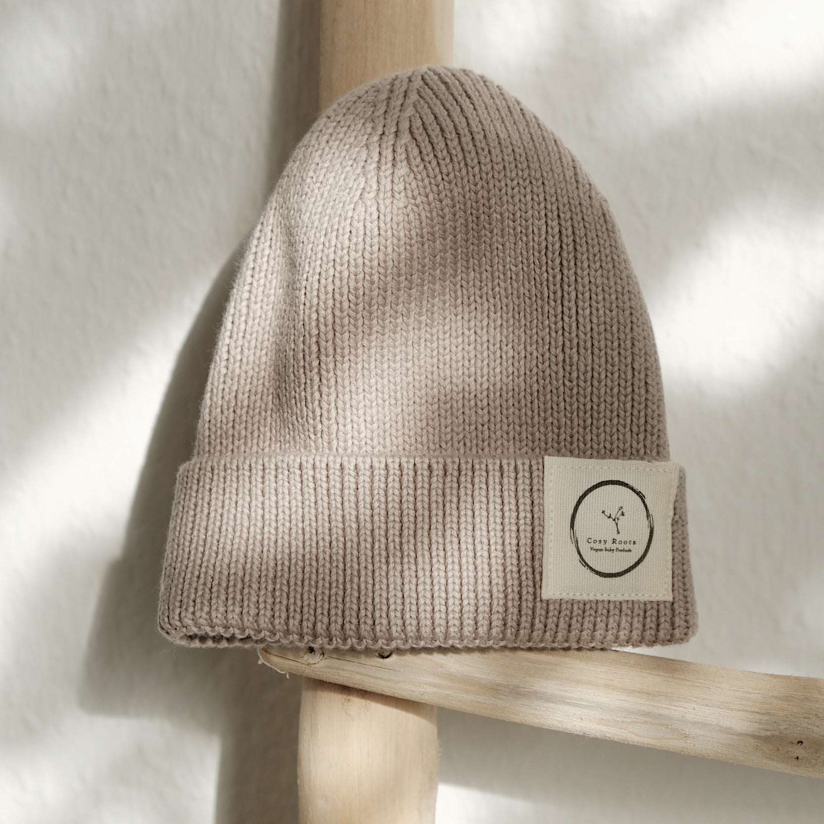 Organic Knit Beanie - Caramel - Image 3