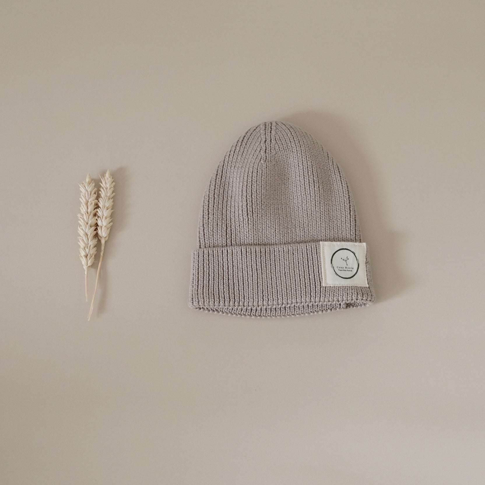 Organic Knit Beanie - Caramel - Image 6