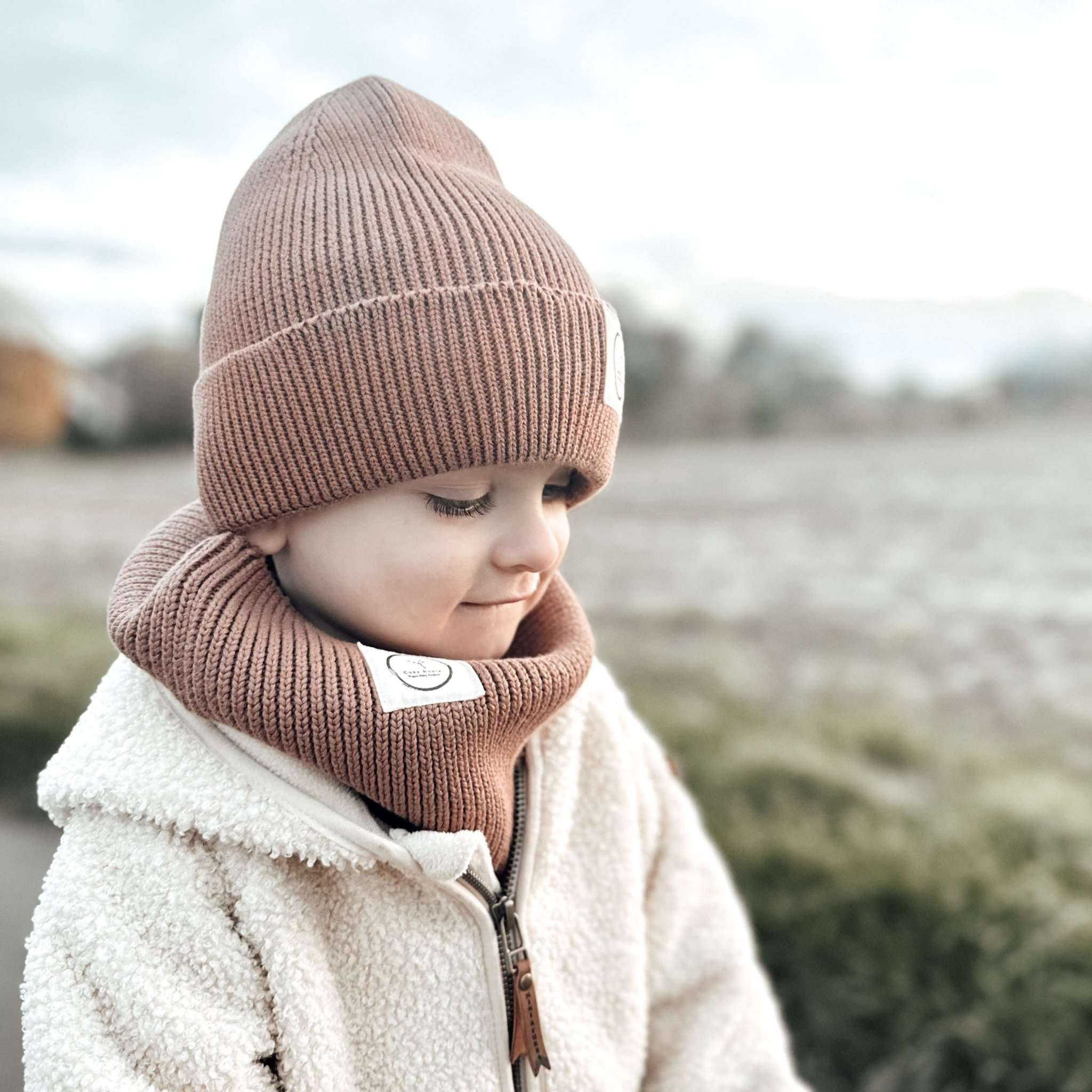 Organic Knit Beanie - Walnut - S A L E - Image 3