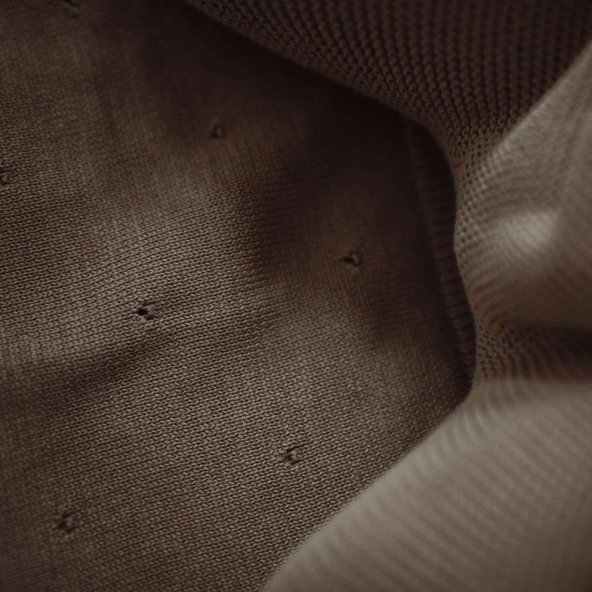 Organic Knit Blanket - Khaki - S A L E - Image 6