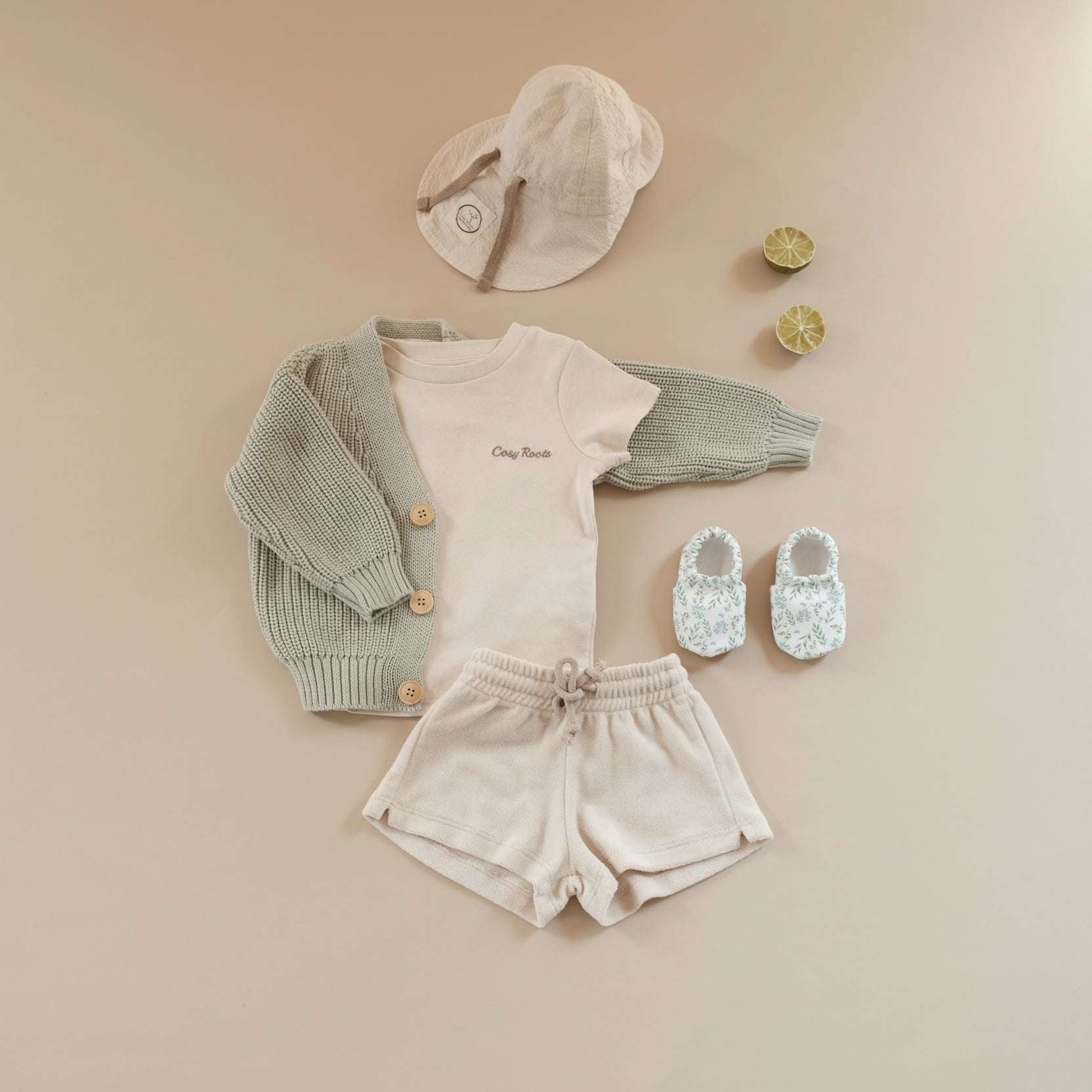 Organic Knit Cardigan - Seagrass - SALE - Image 15