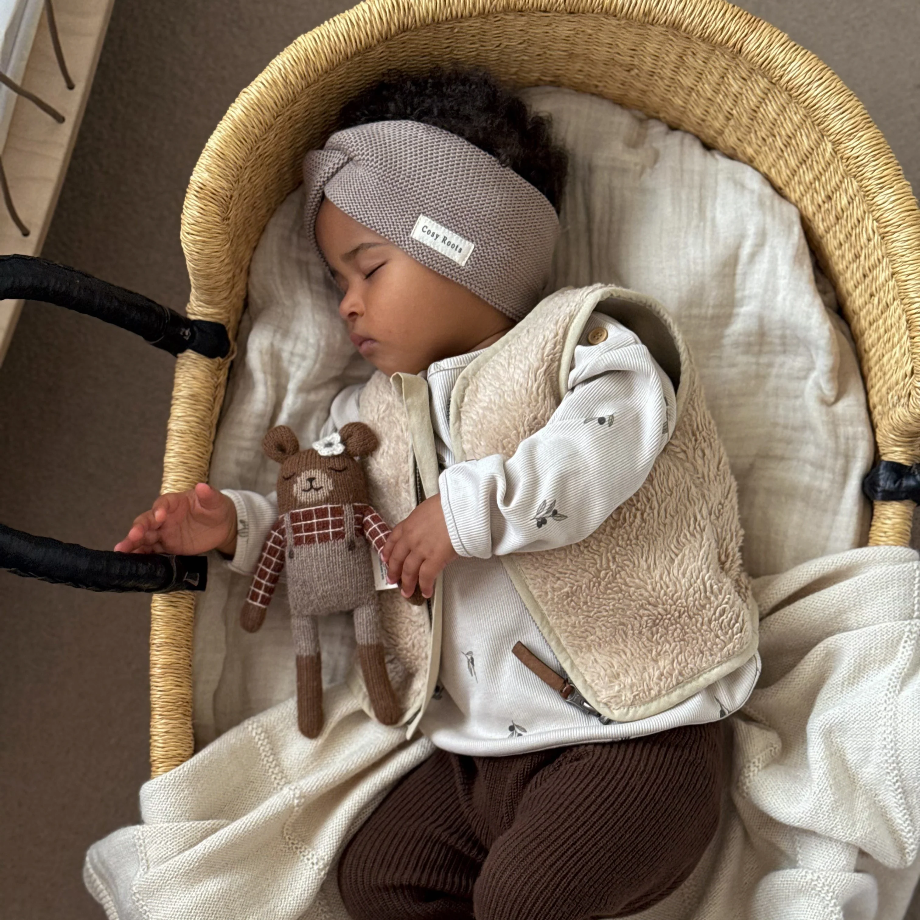 Organic Knit Headband - Caramel - Image 5