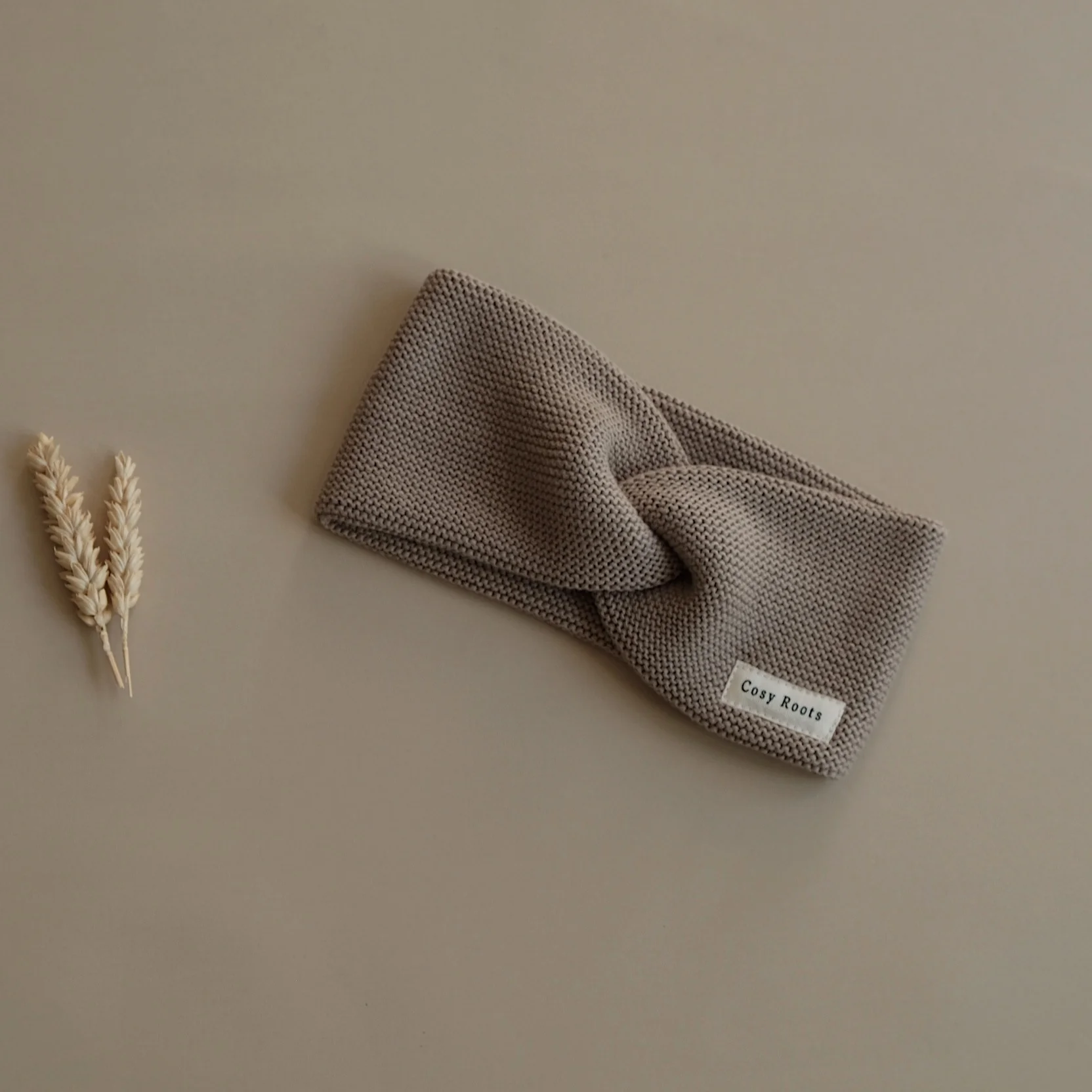 Organic Knit Headband - Caramel - Image 6