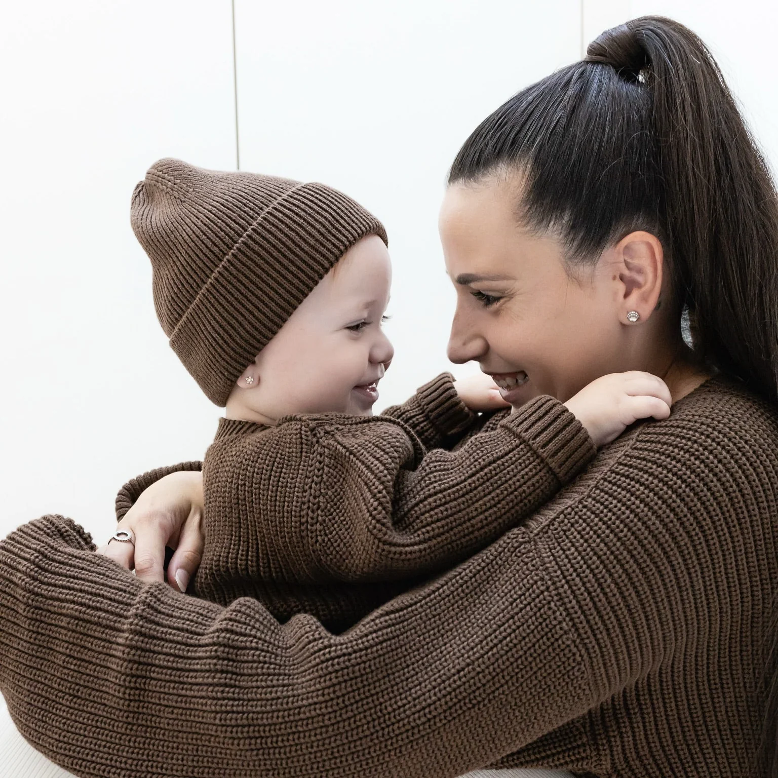 Organic Knit Pulli - MUM - Chocolate - REGULAR FIT - Image 8