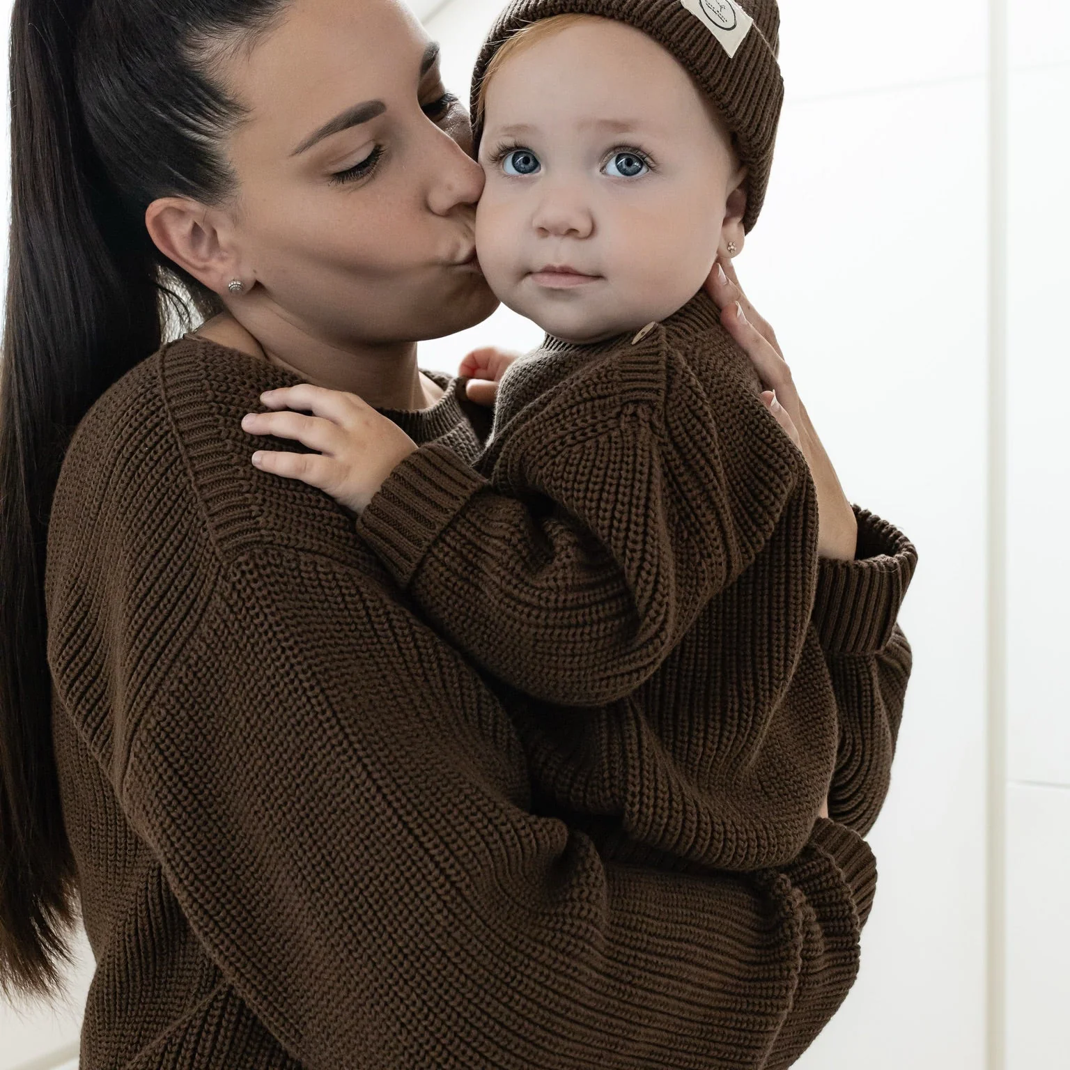 Organic Knit Pulli - MUM - Chocolate - REGULAR FIT - Image 3
