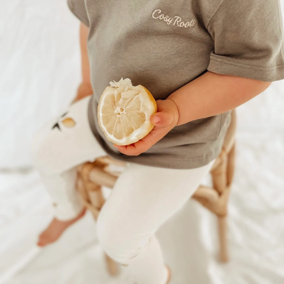 Organic Leggings - Pure Lemon - S A L E - Image 10
