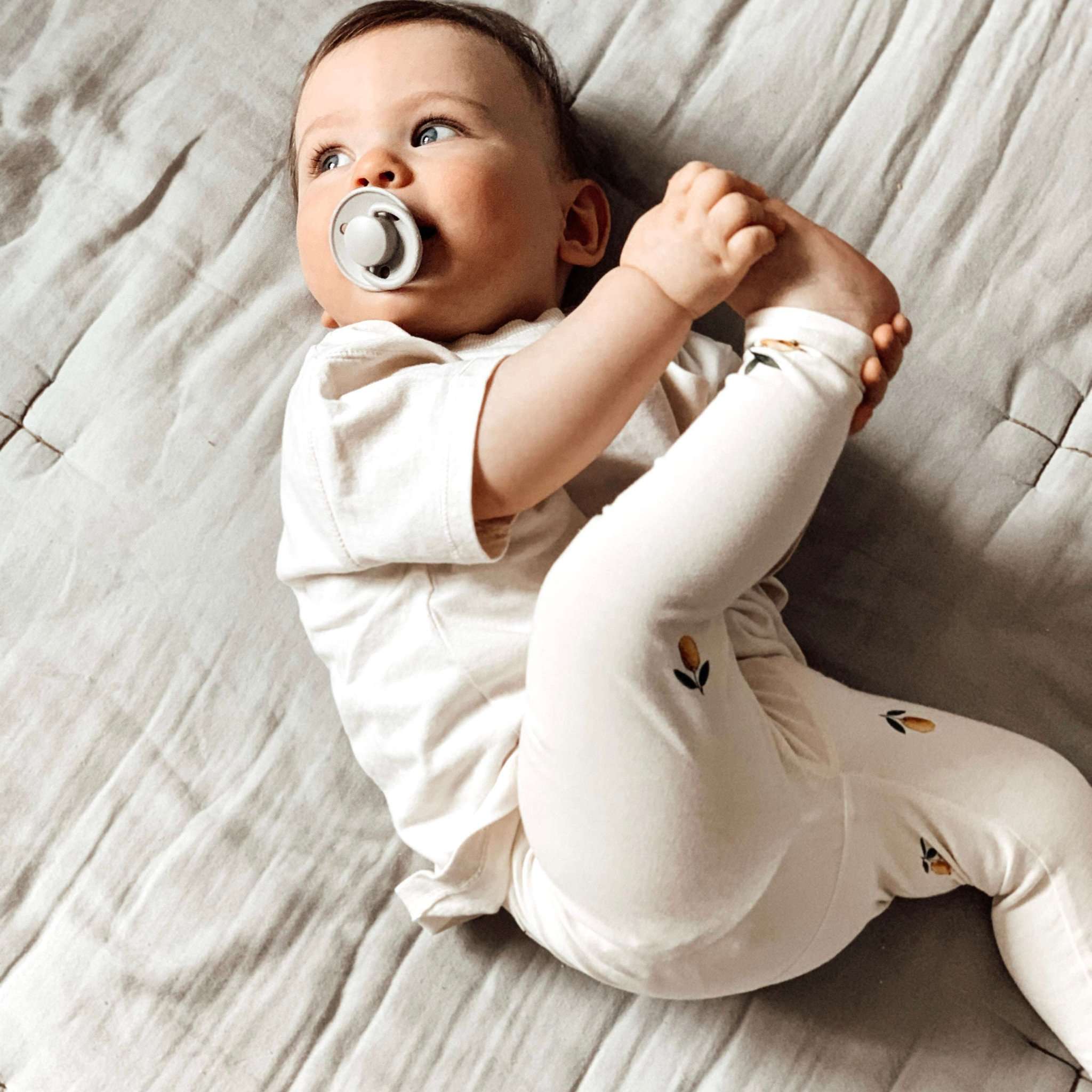 Organic Leggings - Pure Lemon - S A L E - Image 13