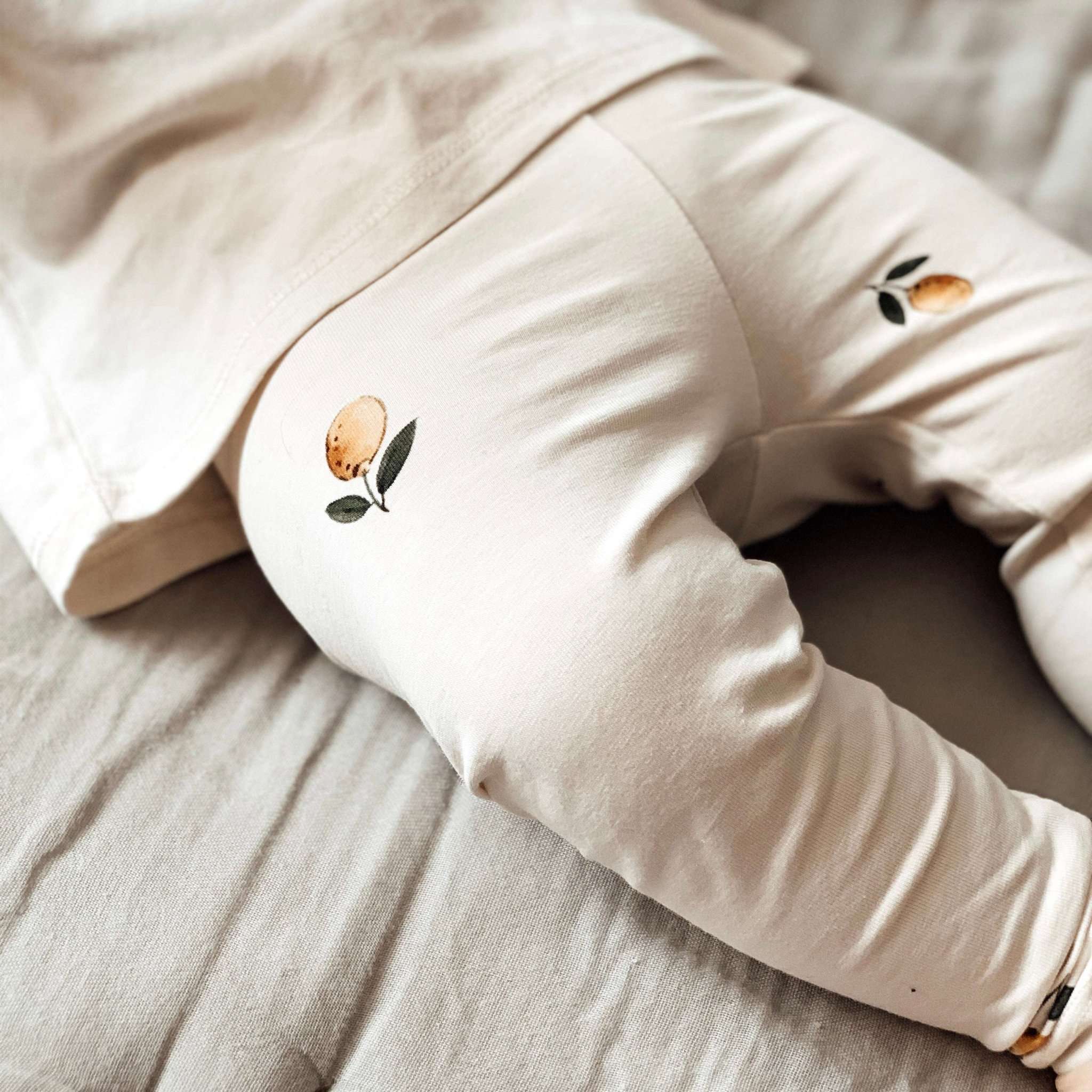 Organic Leggings - Pure Lemon - S A L E - Image 14