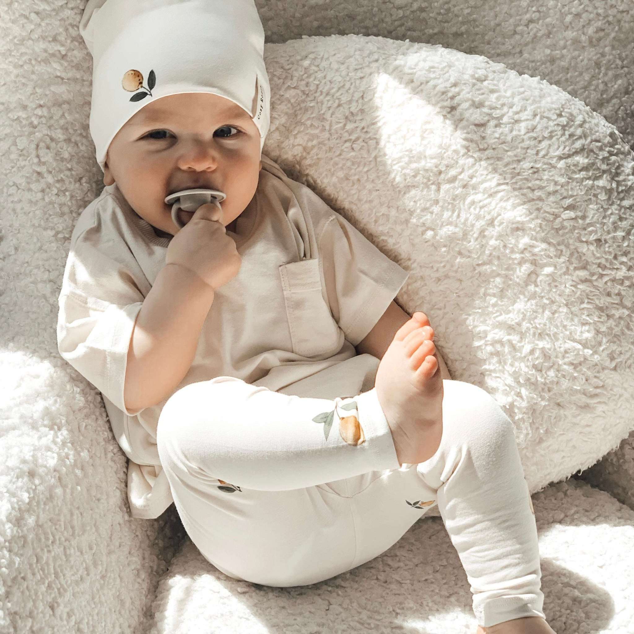 Organic Leggings - Pure Lemon - S A L E - Image 17