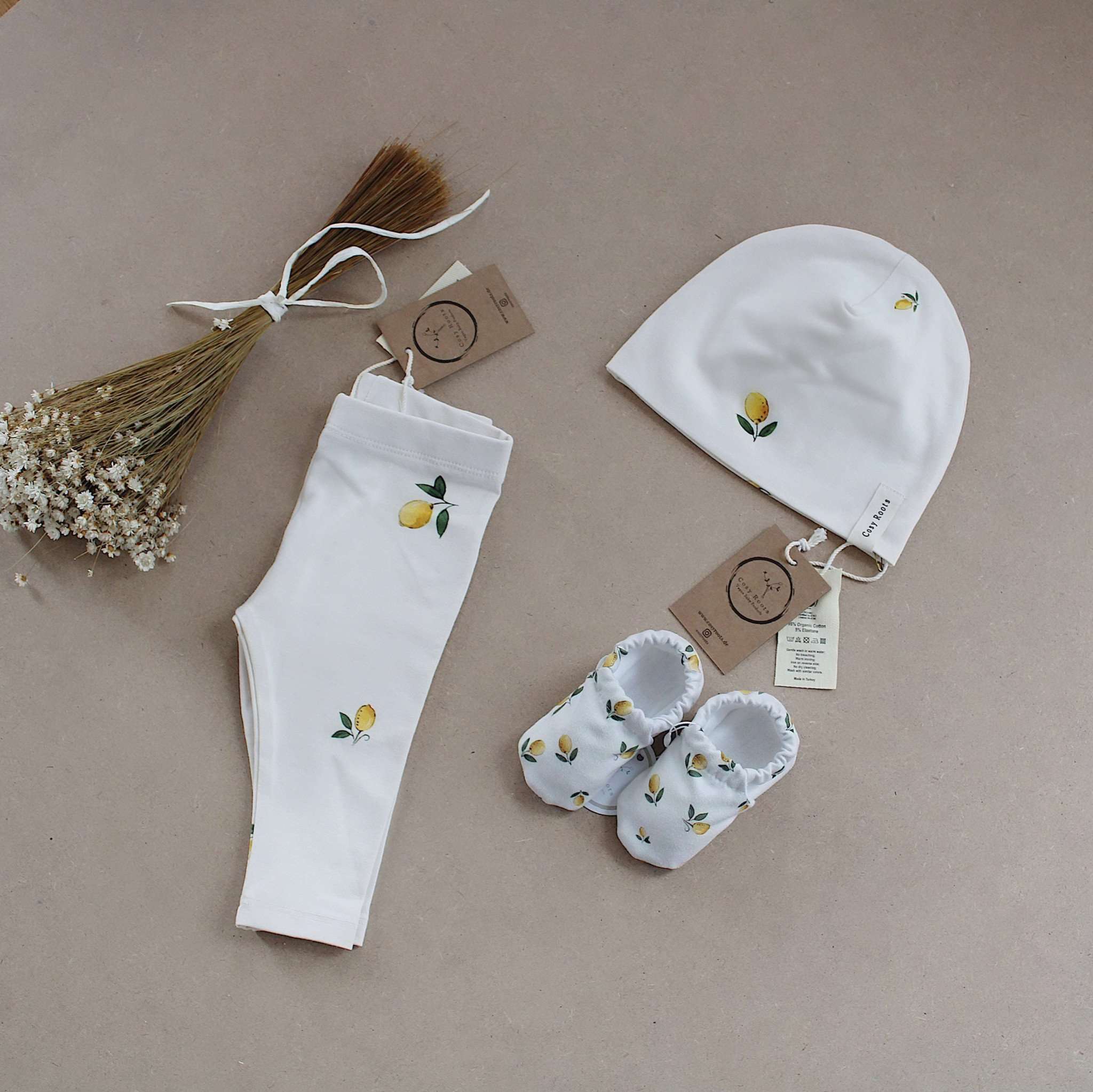 Organic Leggings - Pure Lemon - S A L E - Image 21