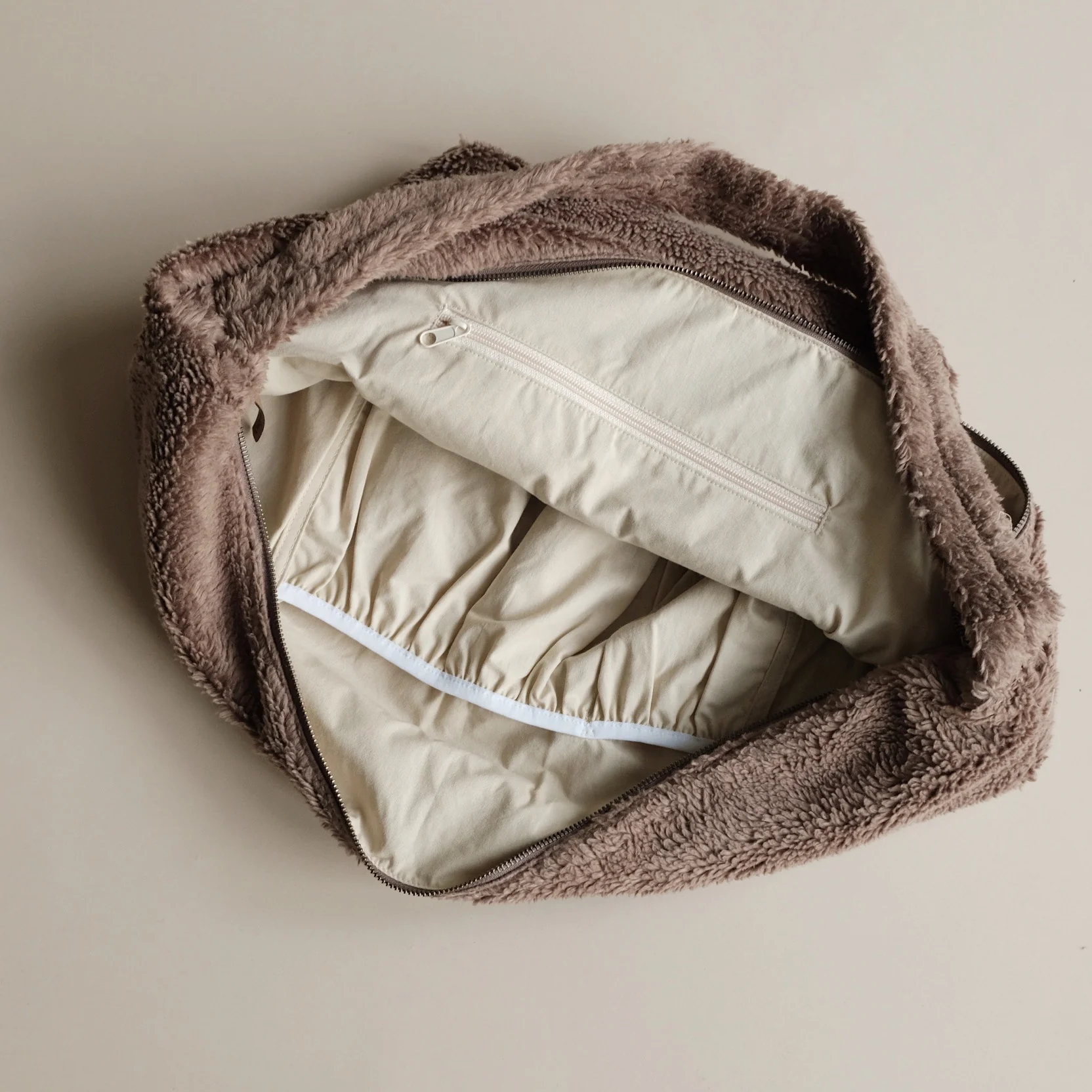 Organic Teddy Mum Bag - Mocha - SALE - Image 13