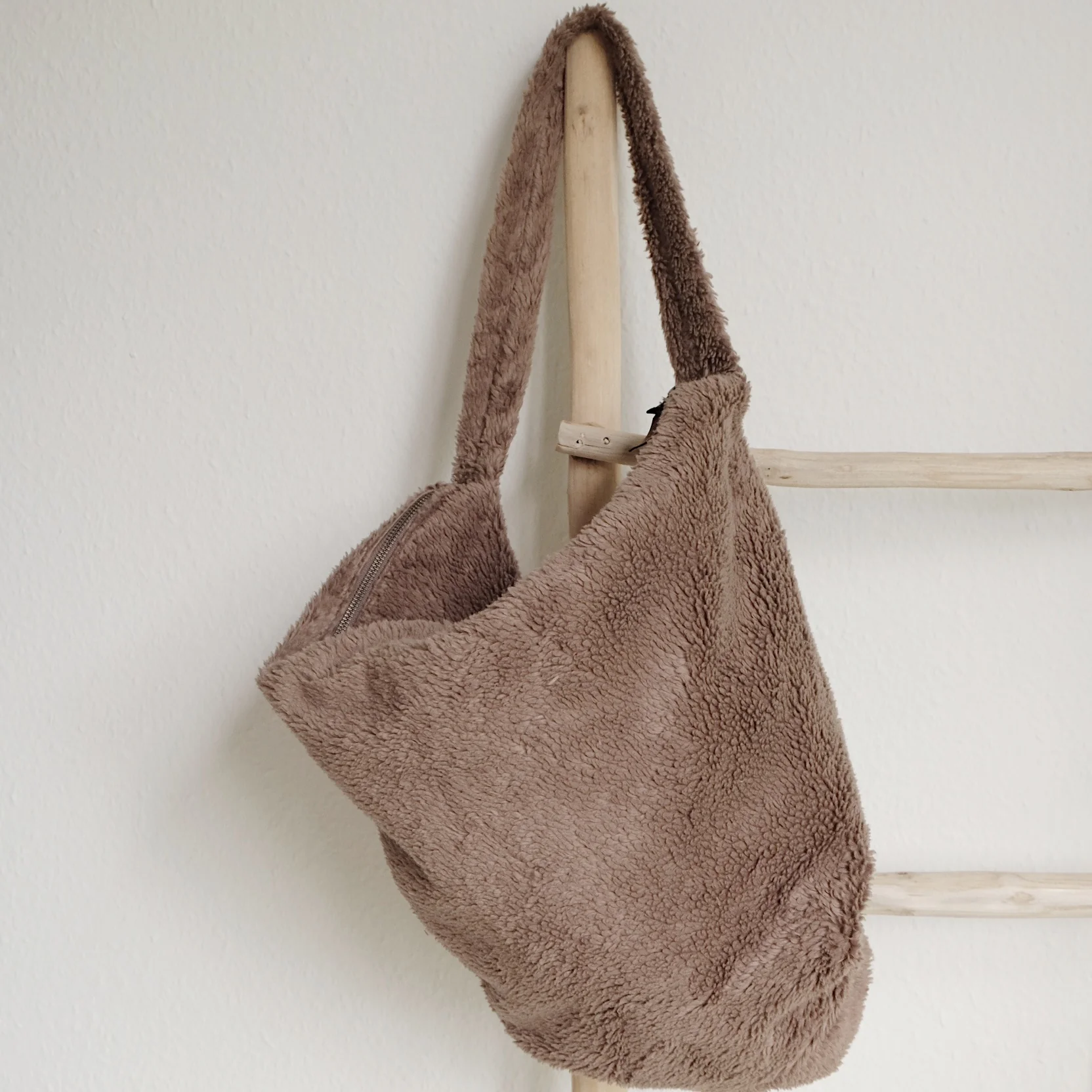 Organic Teddy Mum Bag - Mocha - SALE - Image 14