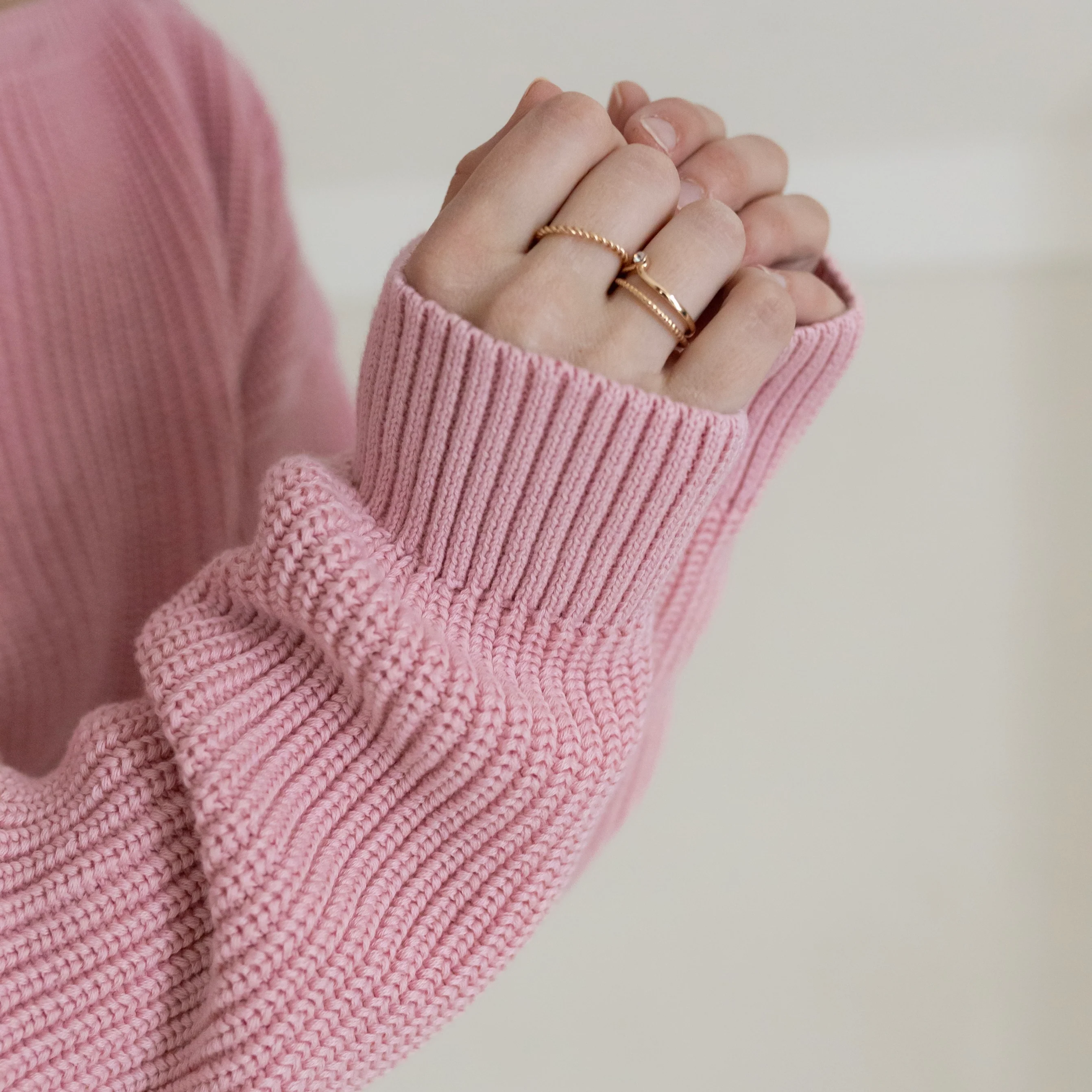 Organic MUM Knit Pulli - Candy Pink - Limited Edition! - Image 7