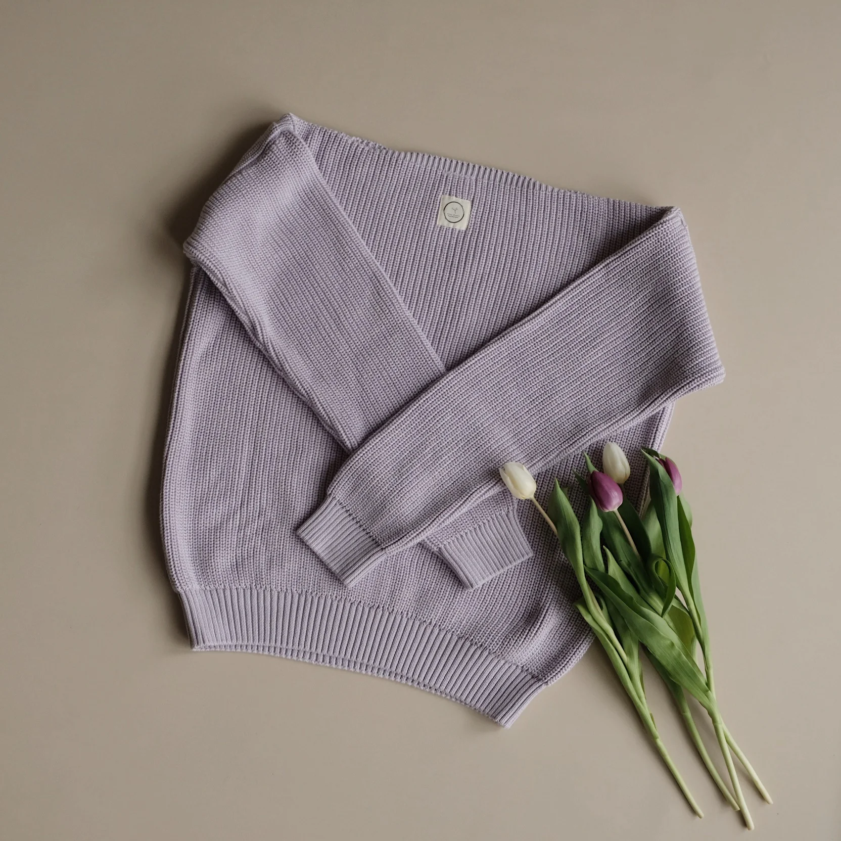 Organic MUM Knit Pulli - Lavender - Limited Edition! - Image 7