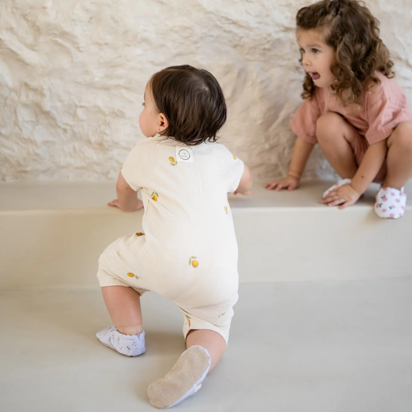 Muslin Onesie - Pure Lemon - Image 5