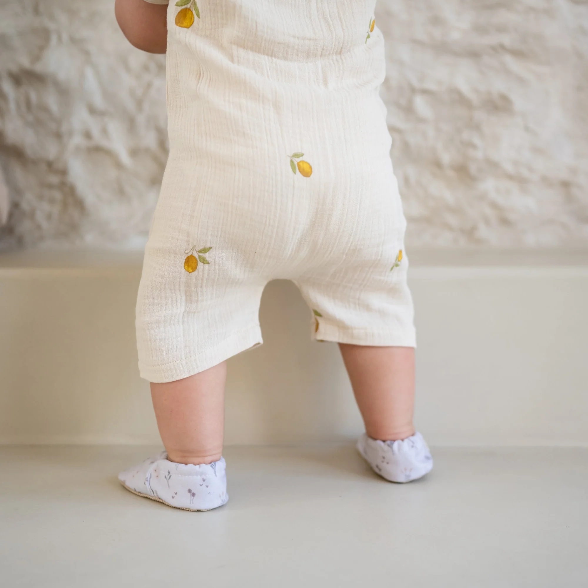 Muslin Onesie - Pure Lemon - Image 6