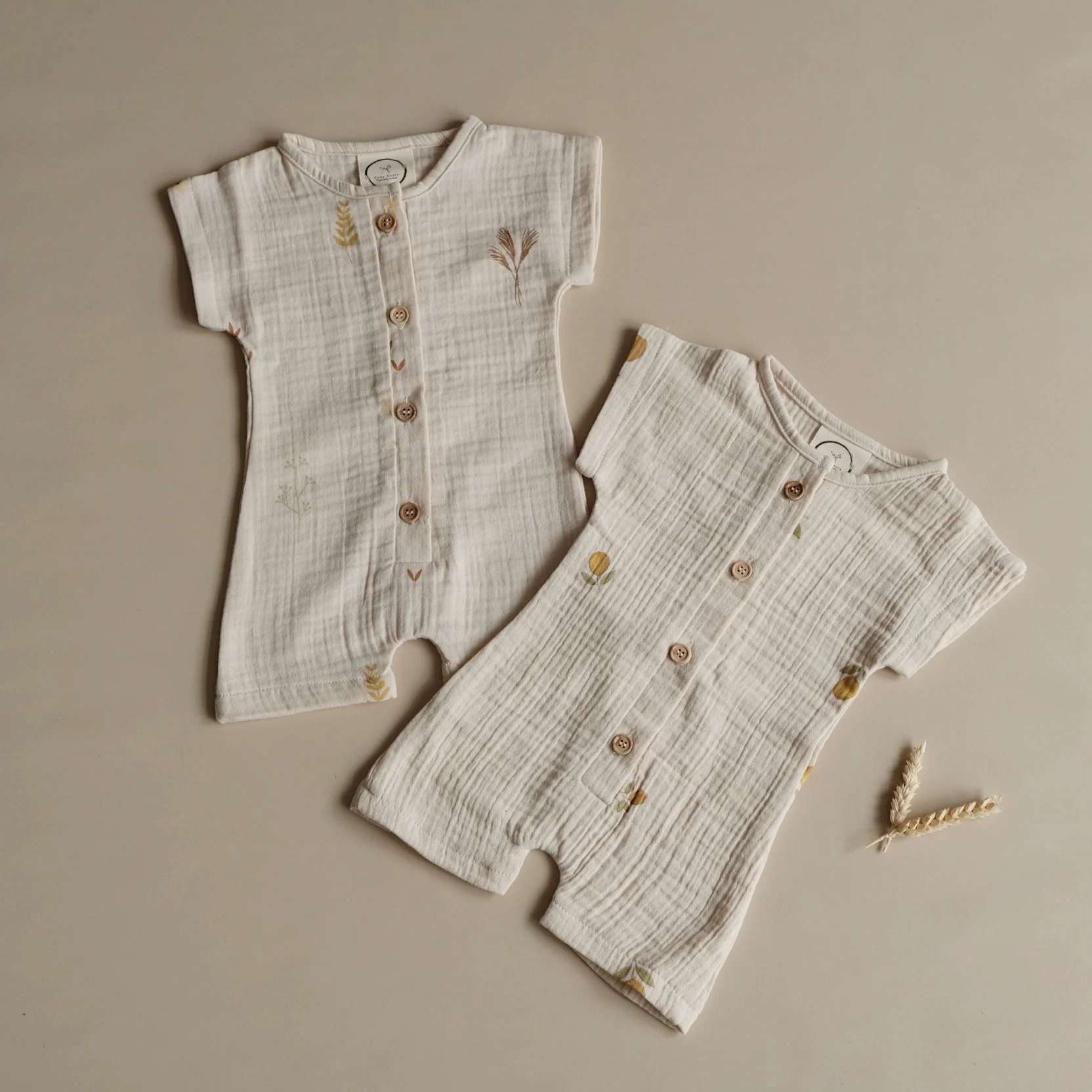 Muslin Onesie - Pure Lemon - Image 7