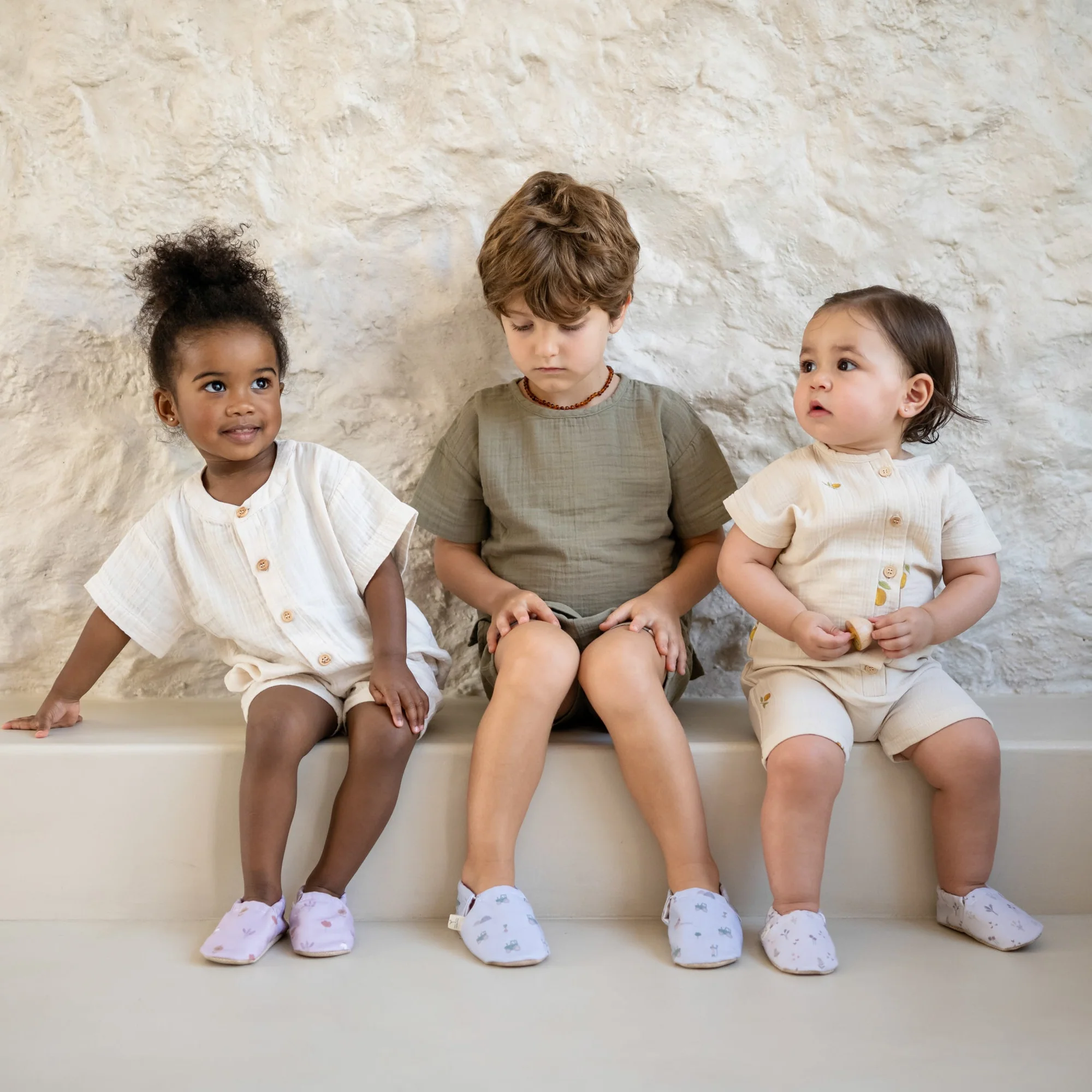 Muslin Onesie - Pure Lemon - Image 8