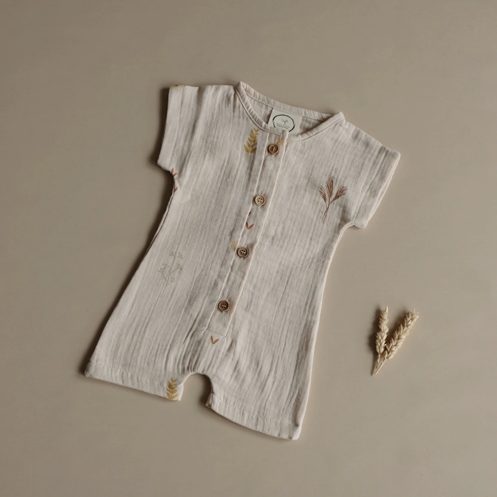Muslin Onesie - Wildflowers - Image 3