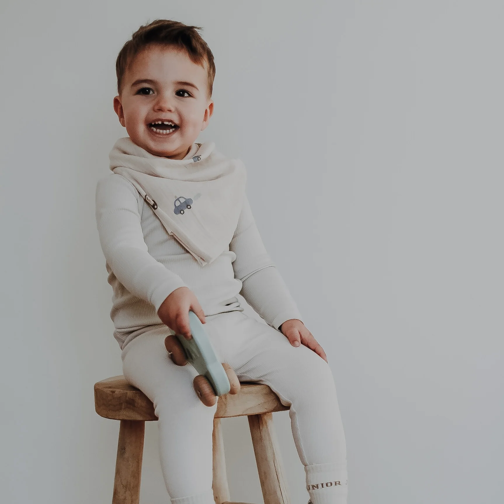 Organic Muslin Swaddle Set - Little Driver/Caramel - SALE - Image 3