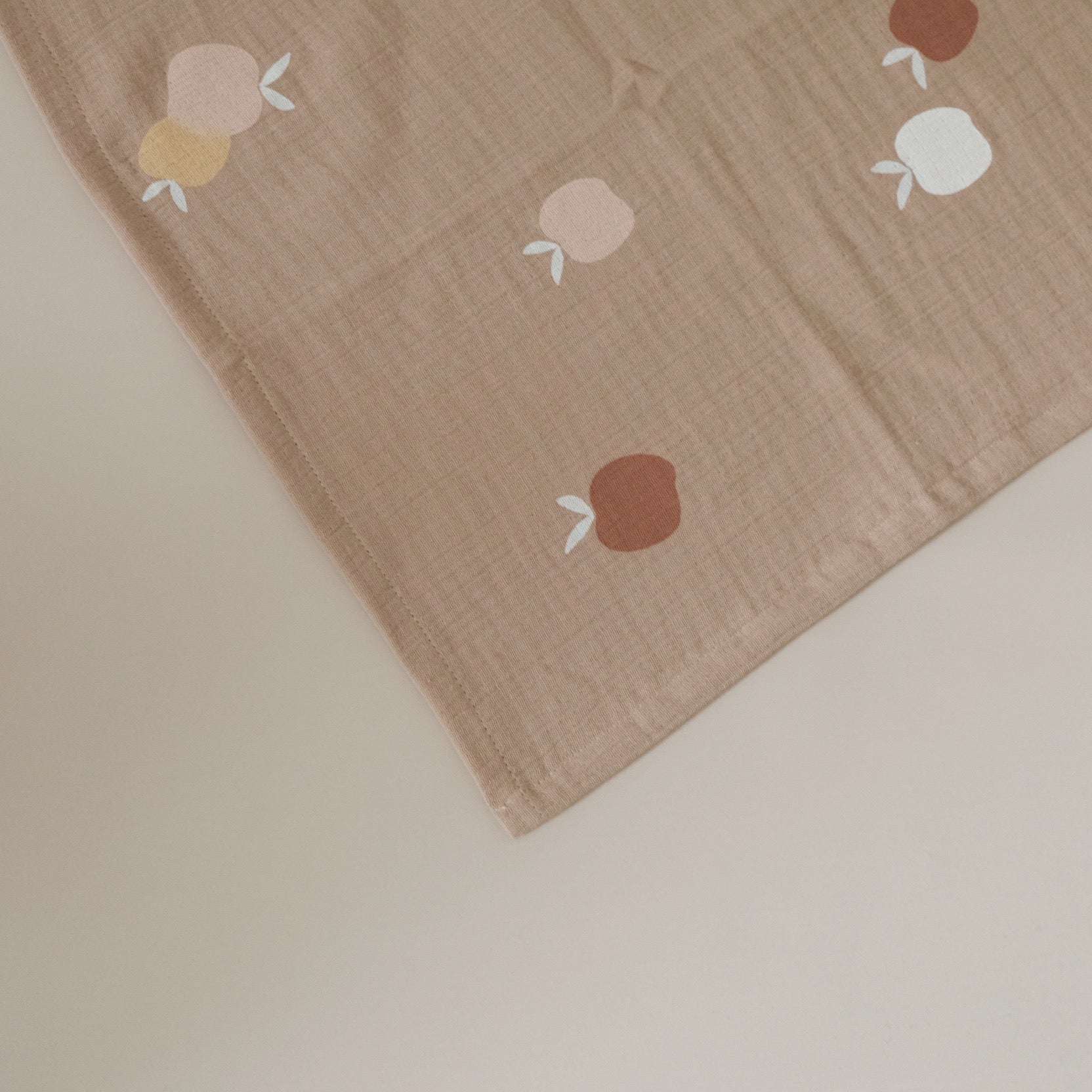 Organic Muslin Swaddle Set - Pure Apple/Sand - SALE - Image 5