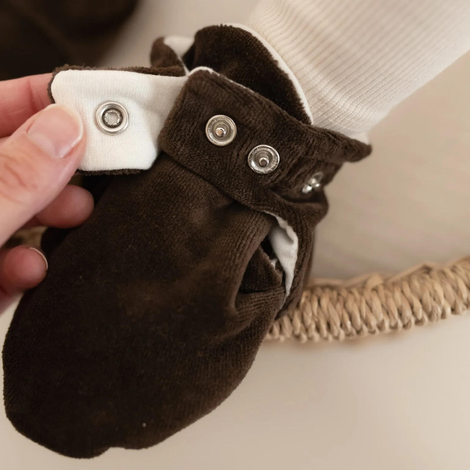 Organic Nicky Booties - Chocolate Brown - Image 6