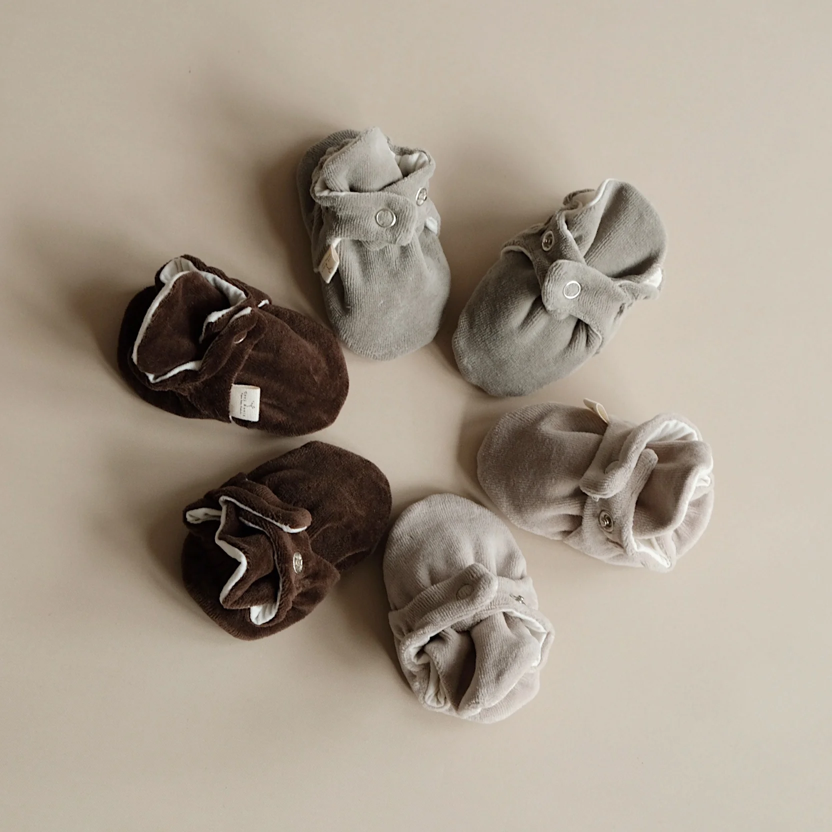 Organic Nicky Booties - Chocolate Brown - Image 9