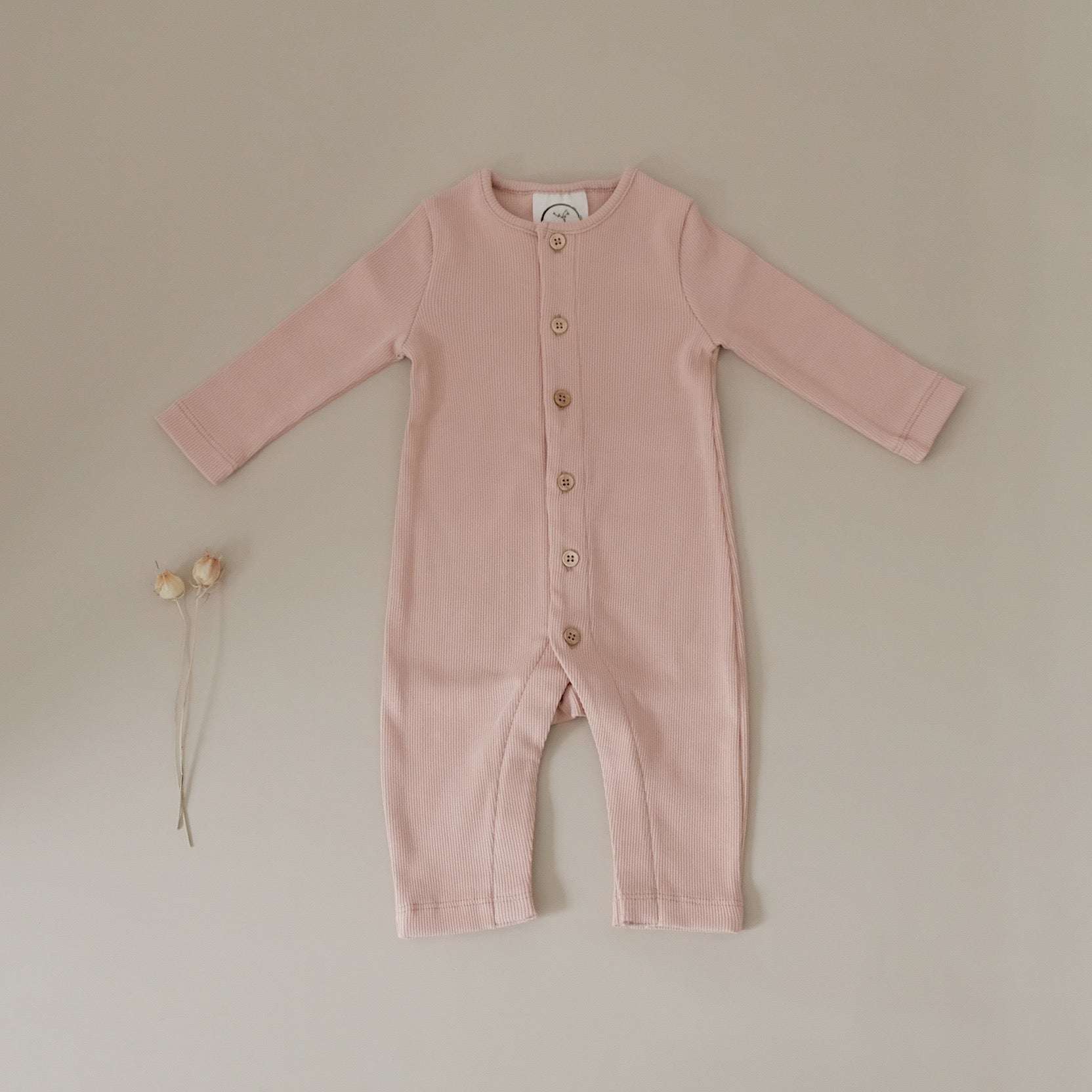Organic Onepiece - Dusty Rose - SALE - Image 5