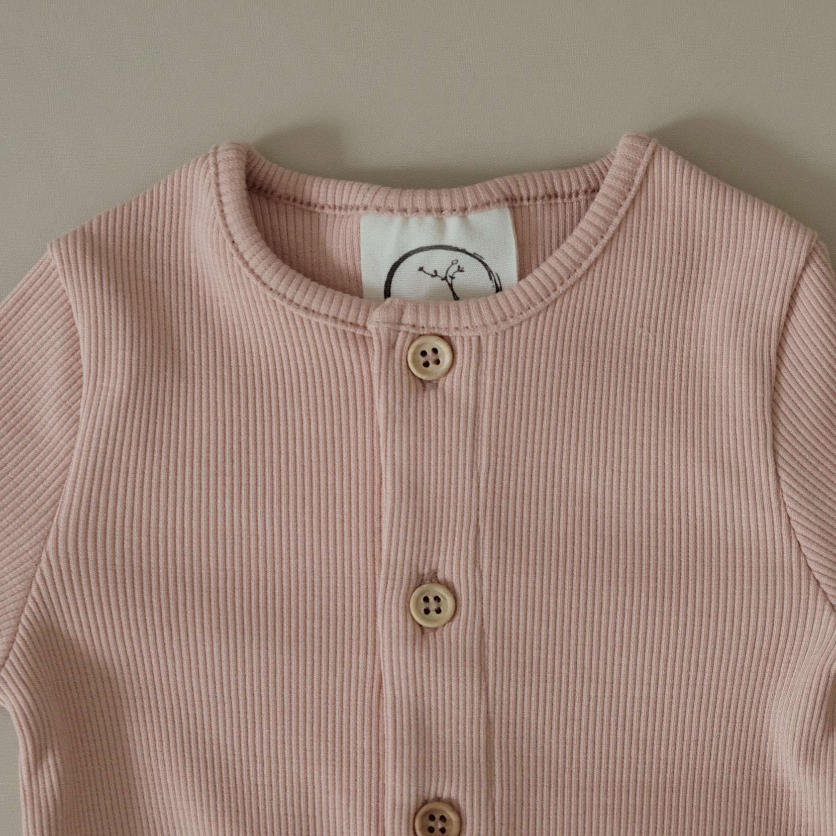 Organic Onepiece - Dusty Rose - SALE - Image 6