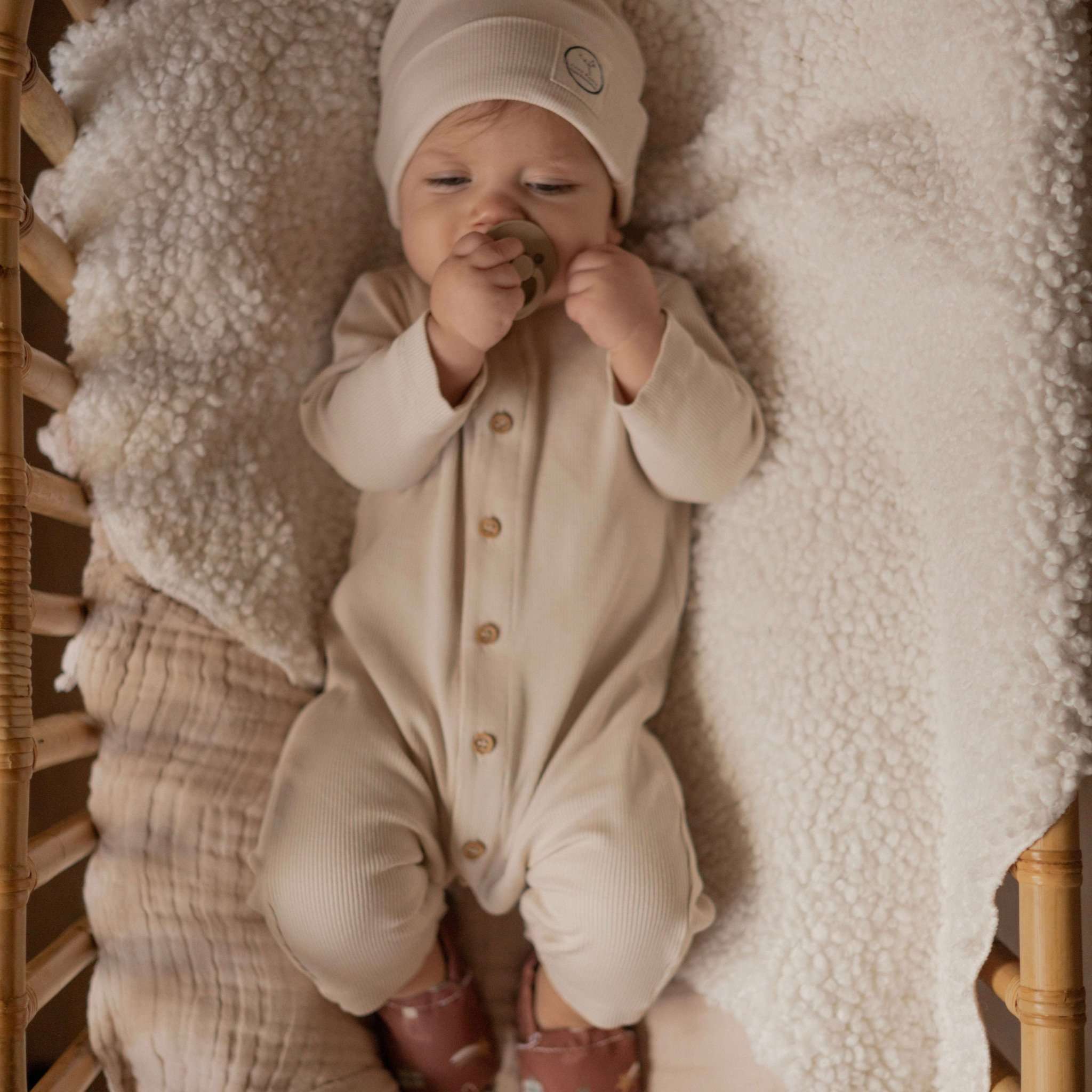 Organic Onepiece - Sand - SALE - Image 4