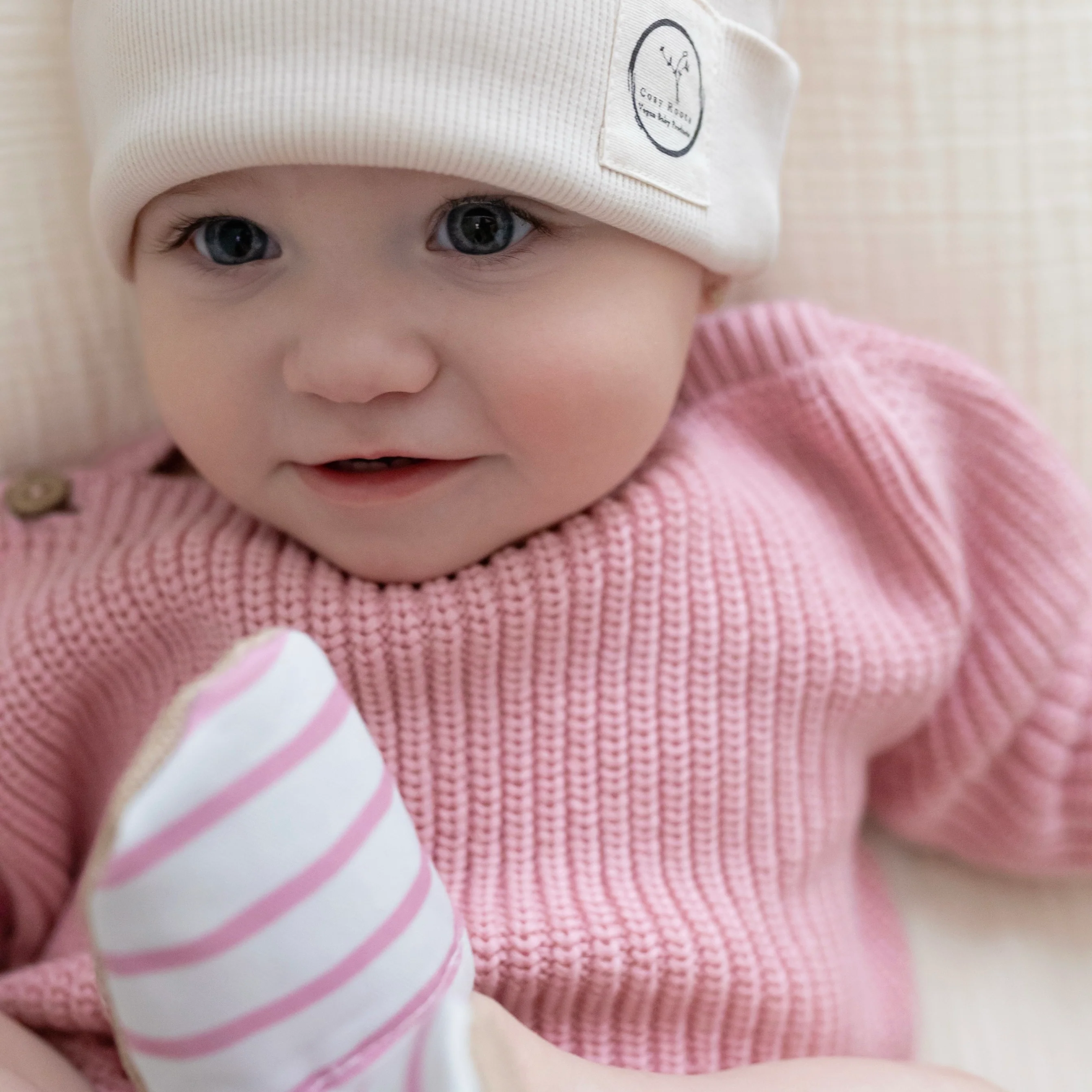 Organic Oversize Knit Pulli - Candy Pink - Image 12