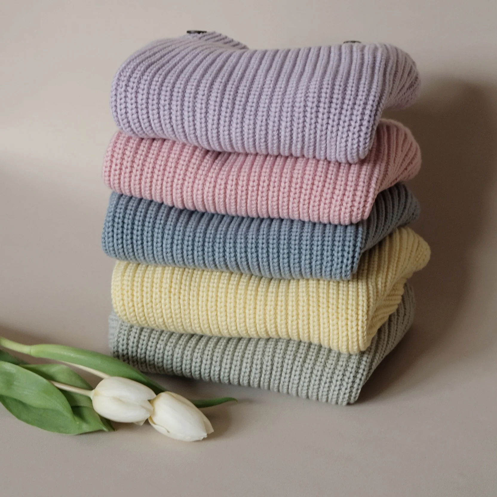 Organic Oversize Knit Pulli - Candy Pink - Image 15