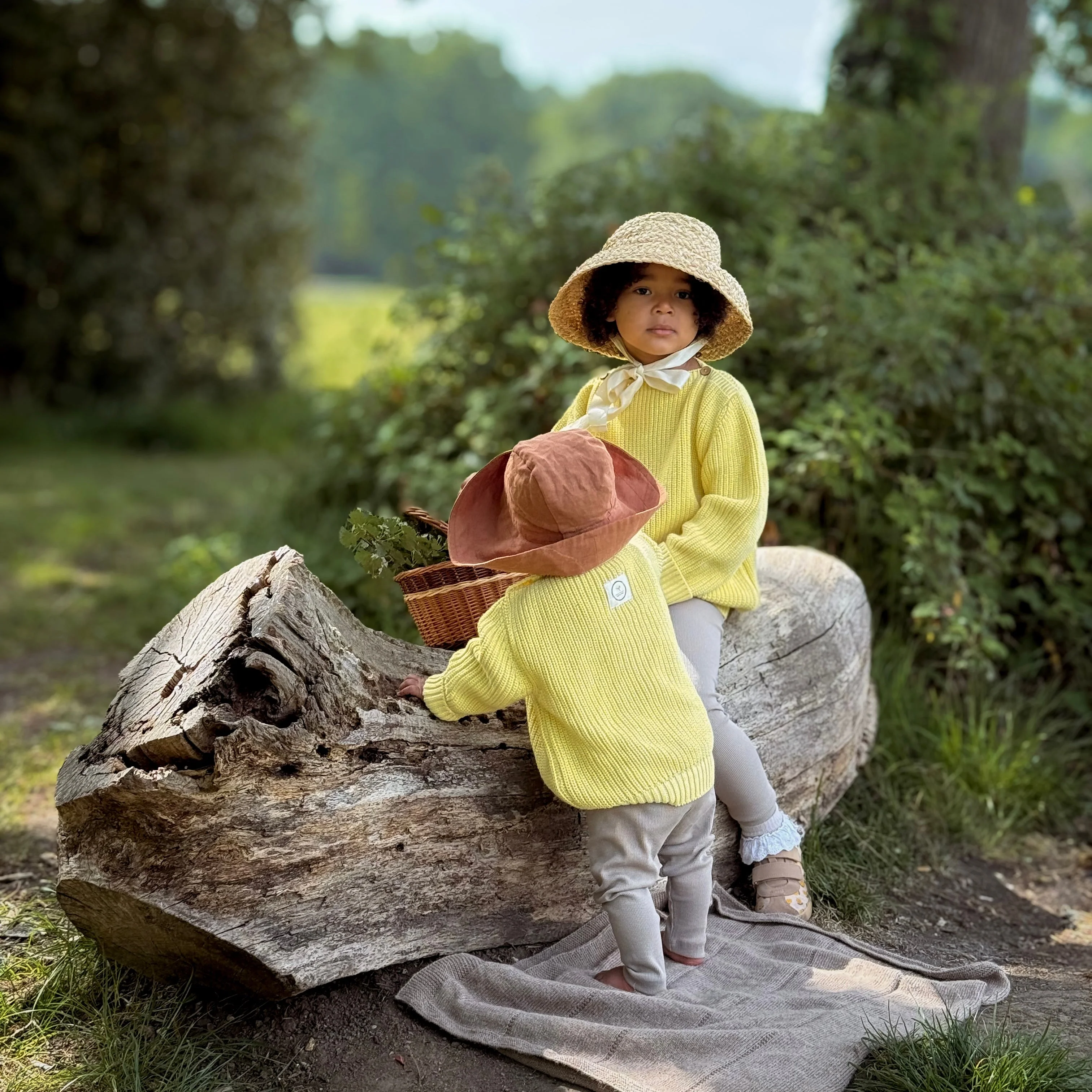 Organic Oversize Knit Pulli - Lemon Tonic - Image 3
