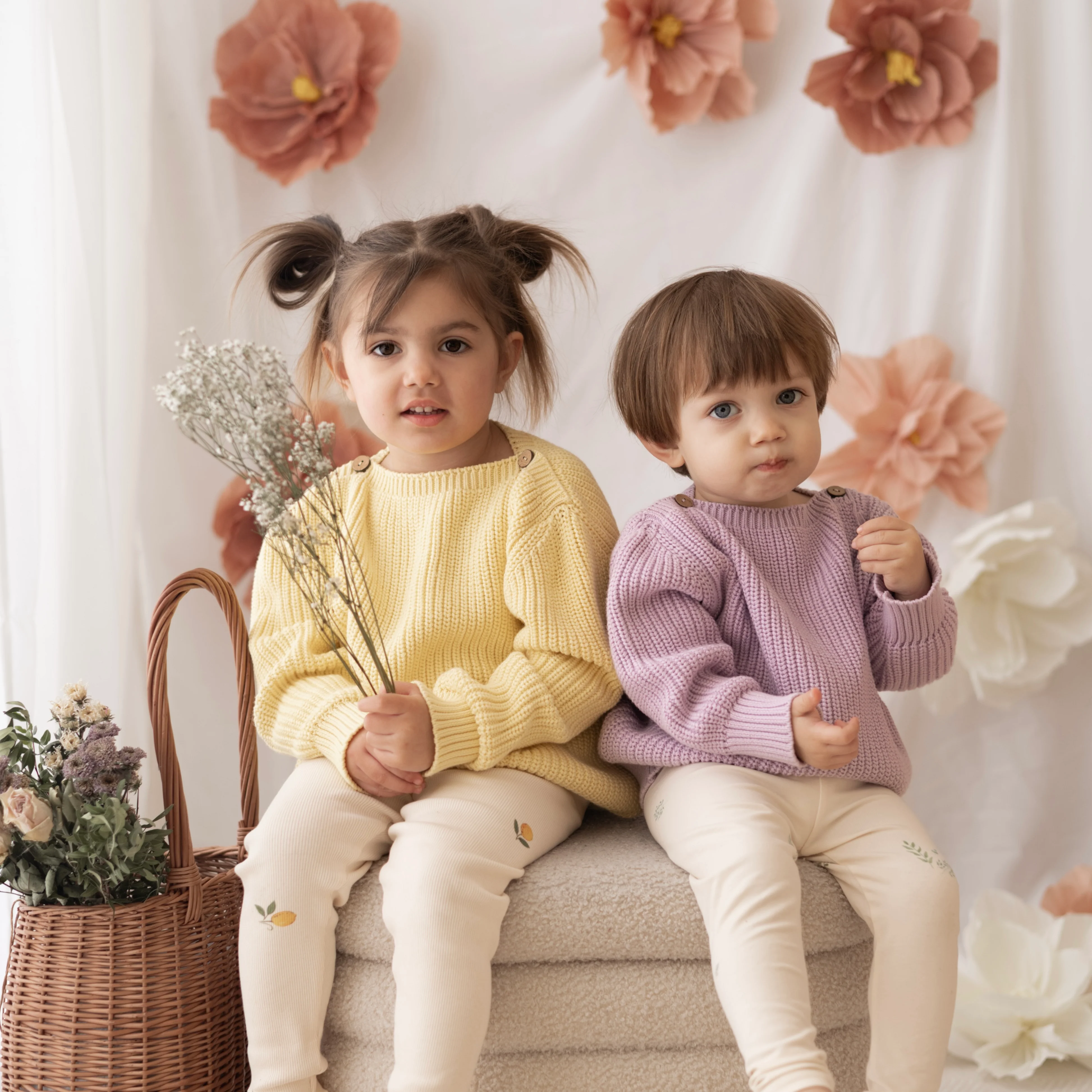 Organic Oversize Knit Pulli - Lemon Tonic - Image 8
