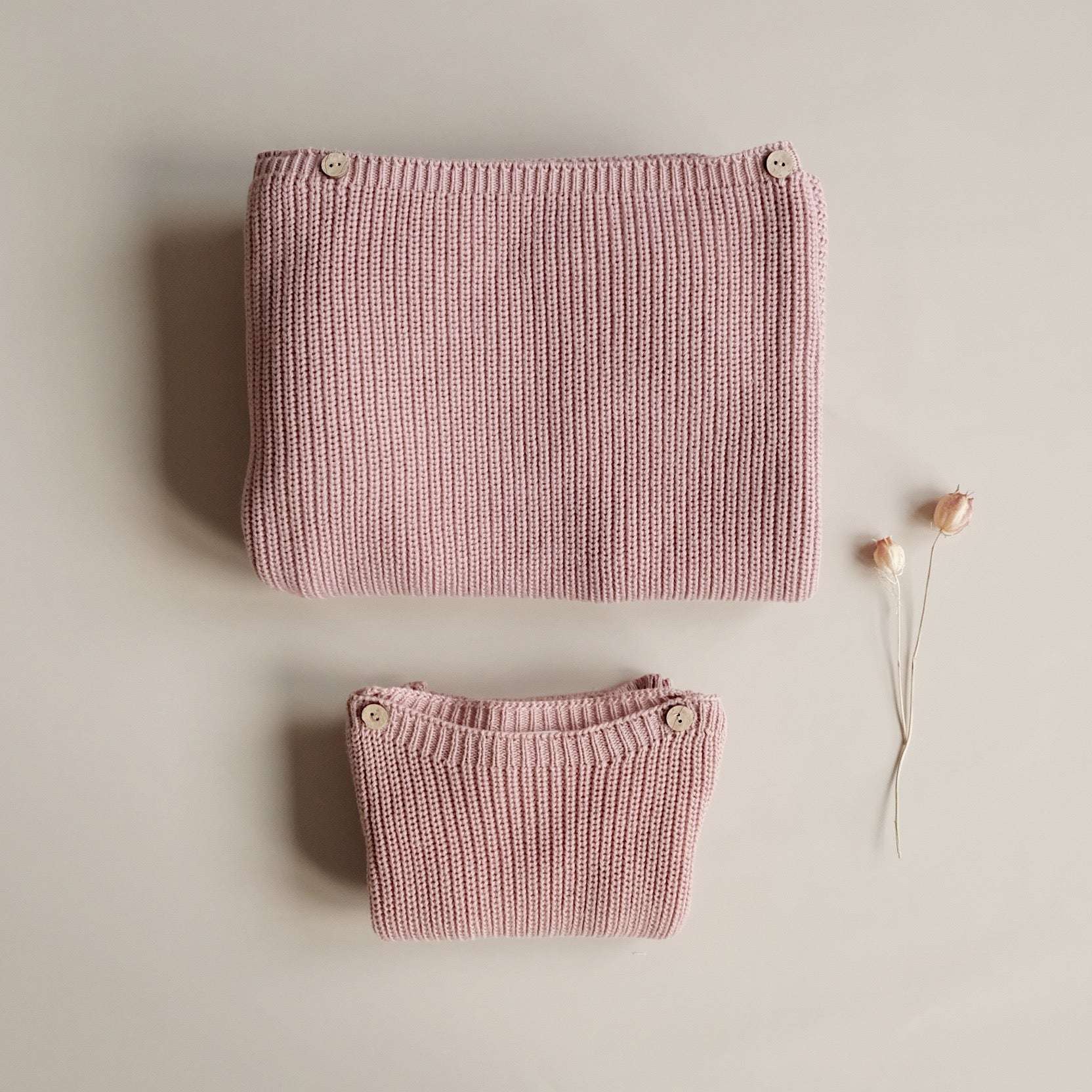 Organic Knit Pulli - MUM - Dusty Rose - REGULAR FIT - Image 13