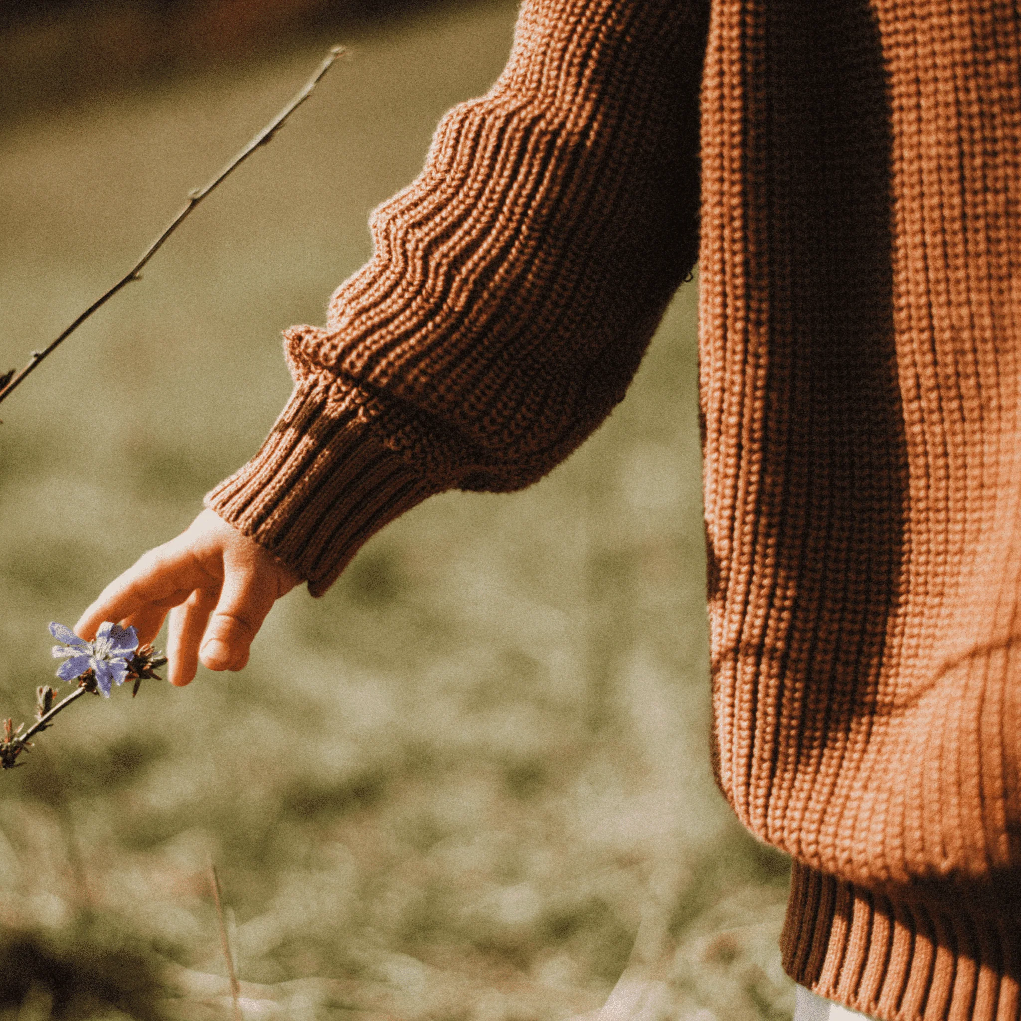 Organic Oversize Knit Pulli - Walnut - S A L E - Image 3
