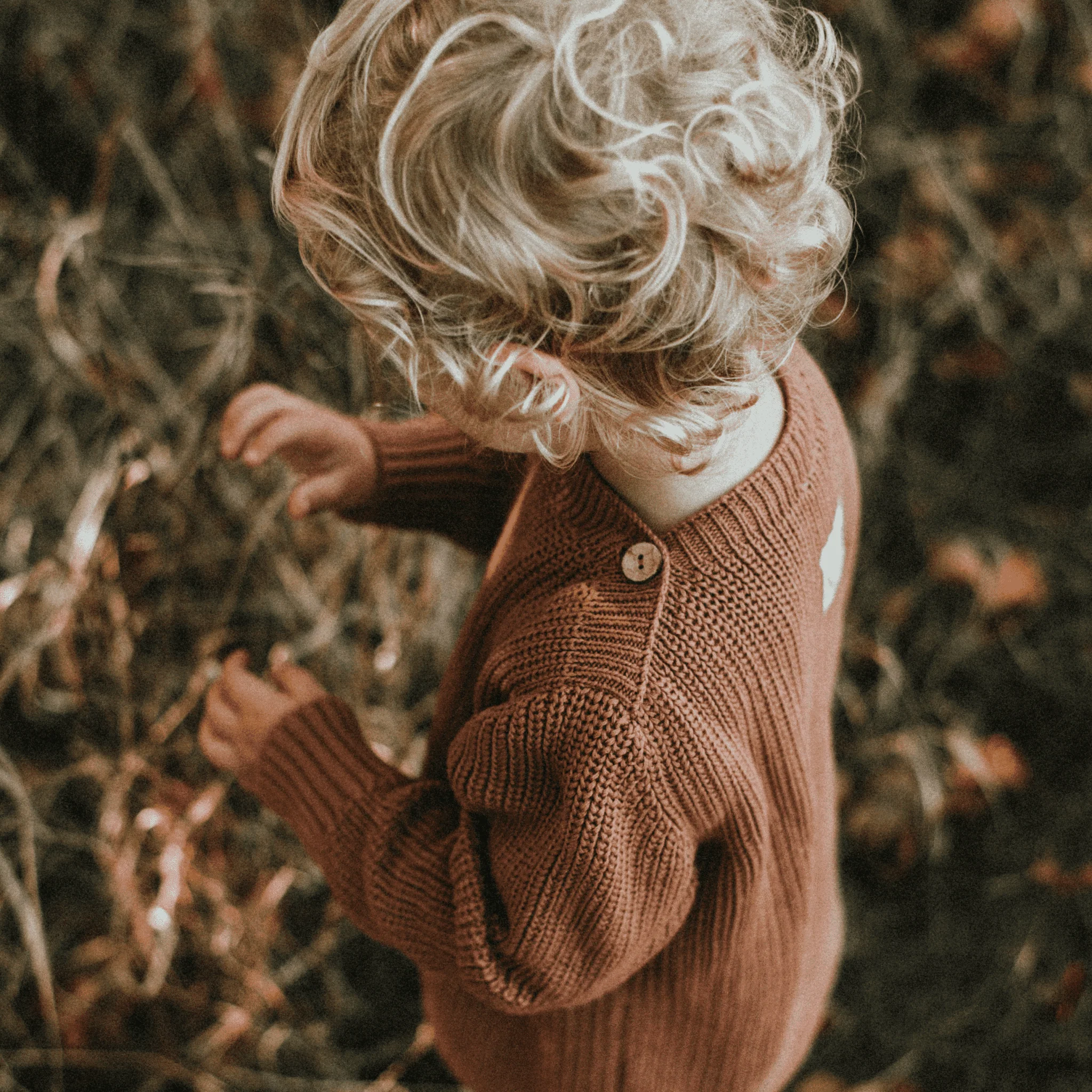 Organic Oversize Knit Pulli - Walnut - S A L E - Image 4