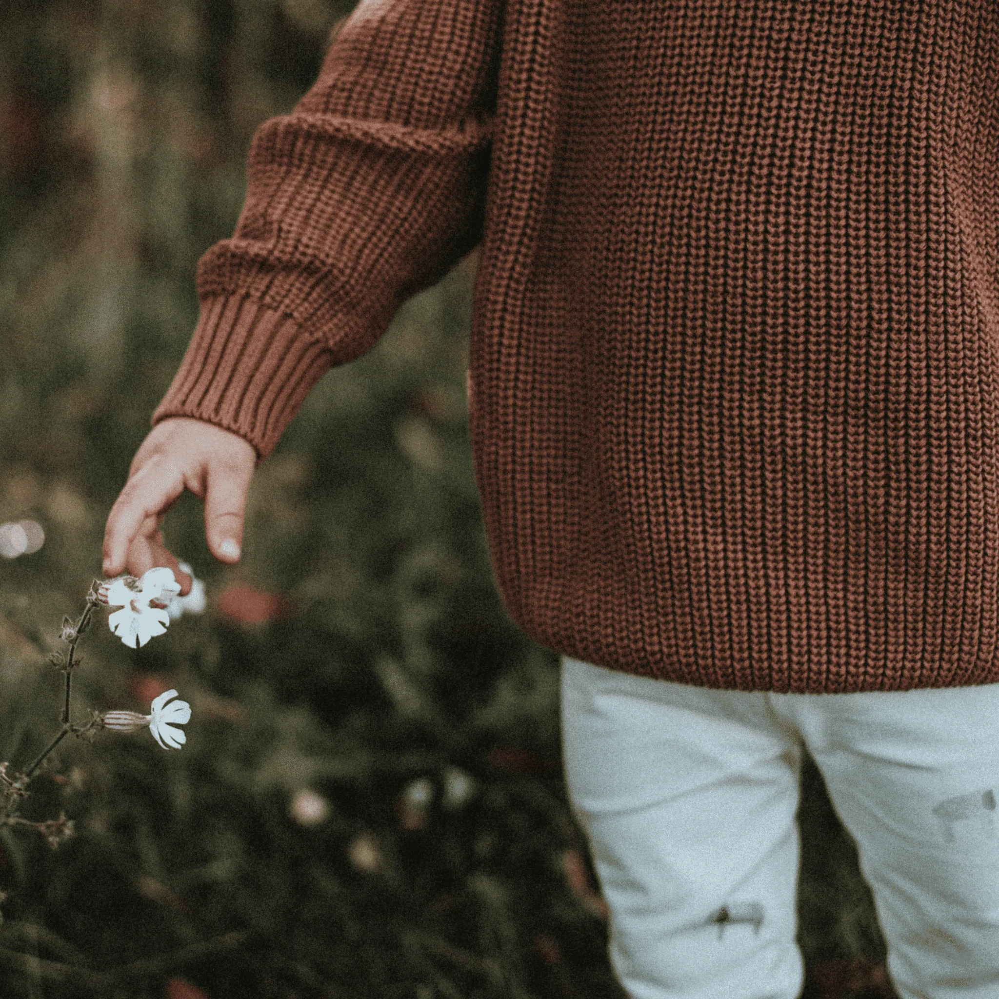 Organic Oversize Knit Pulli - Walnut - S A L E - Image 6