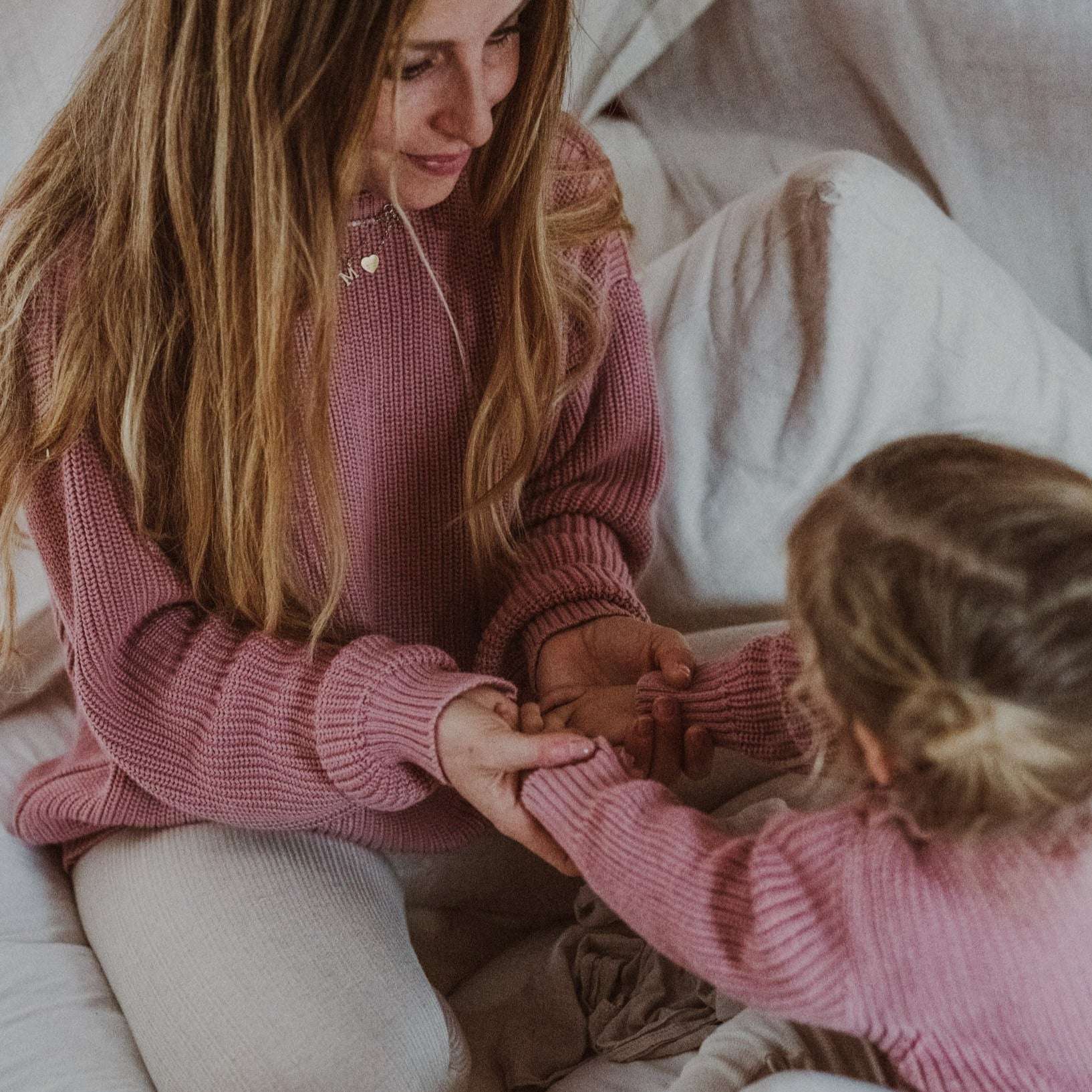 Organic Knit Pulli - MUM - Dusty Rose - REGULAR FIT - Image 5