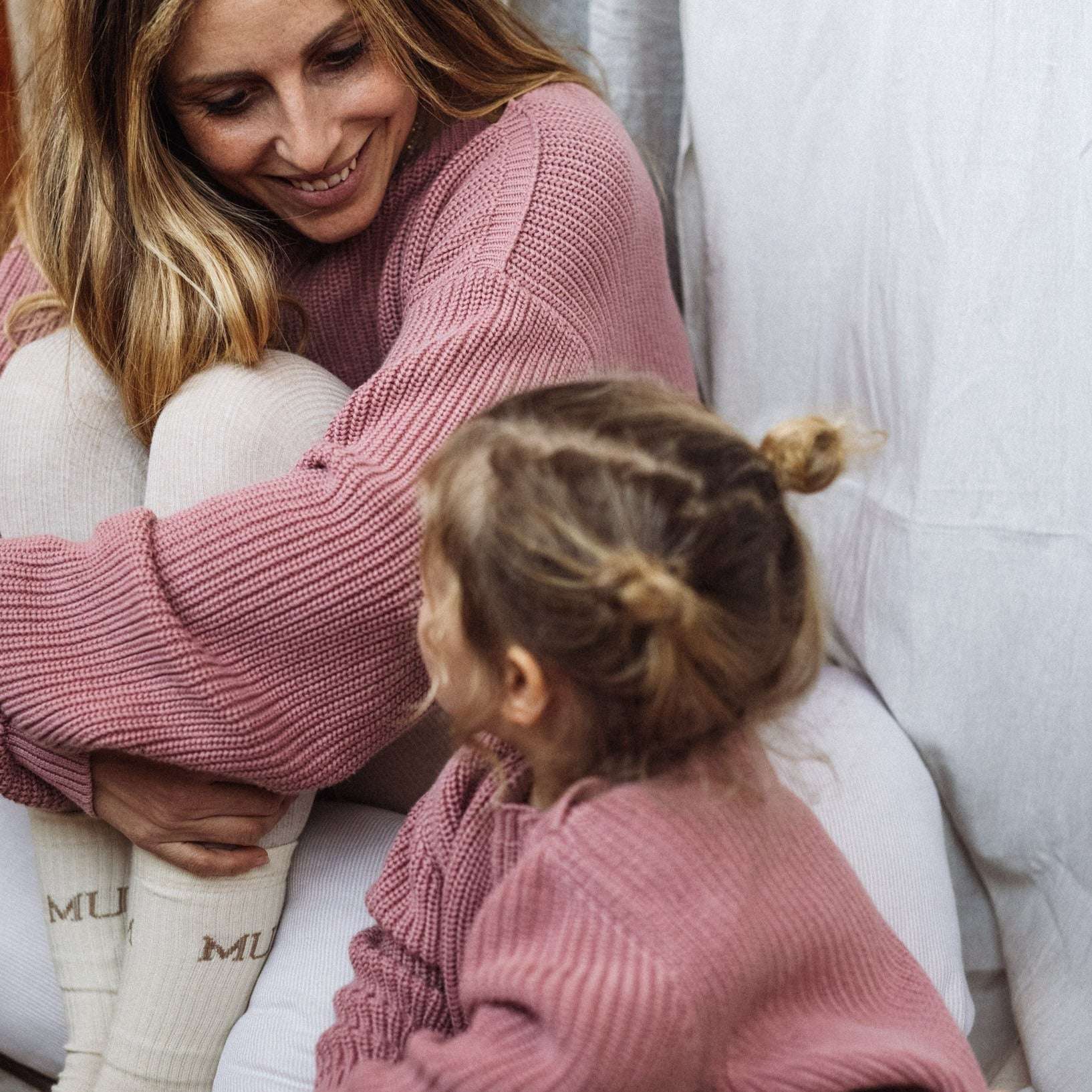 Organic Knit Pulli - MUM - Dusty Rose - REGULAR FIT - Image 8