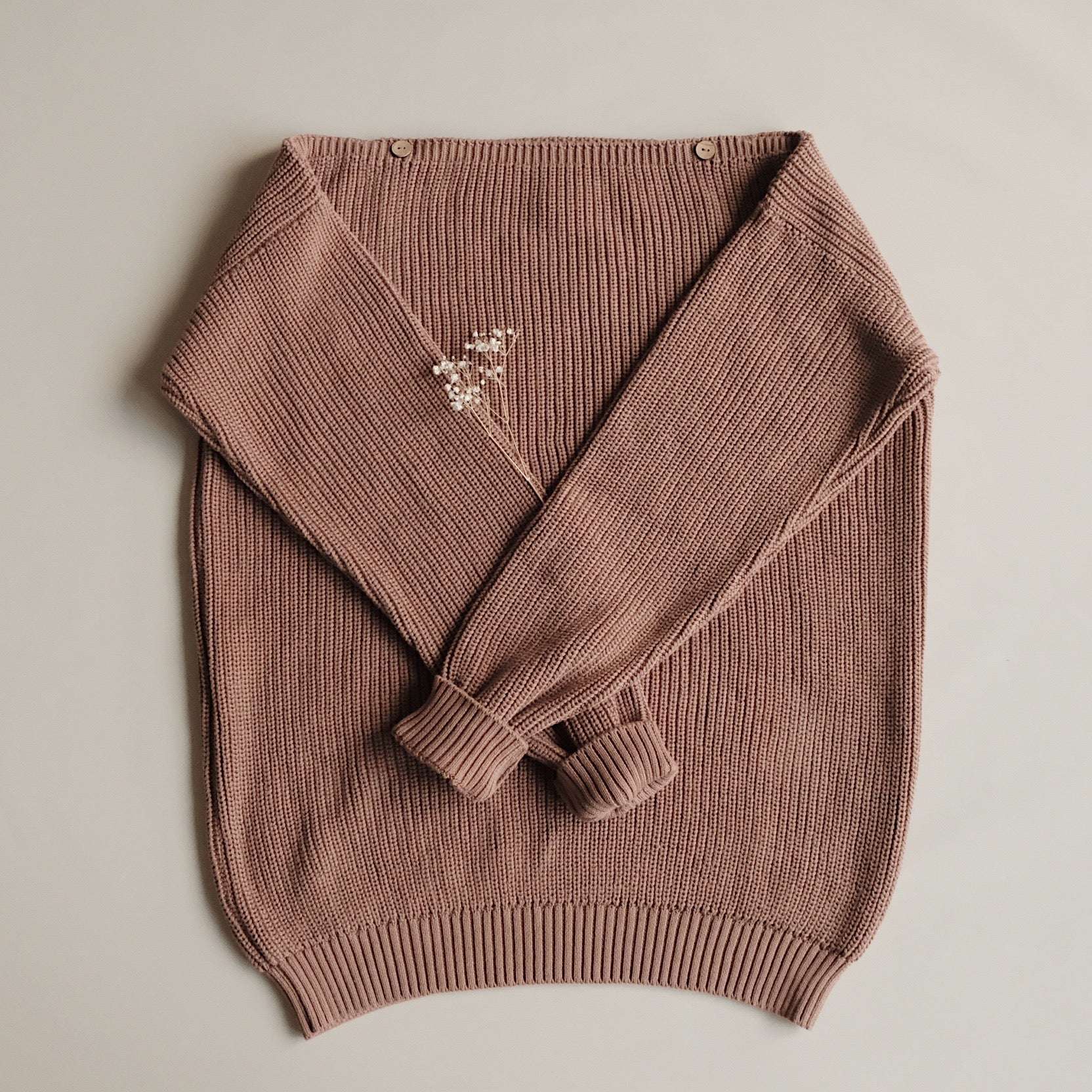 Organic Knit Pulli - MUM - Walnut - SALE - OVERSIZE FIT - Image 10
