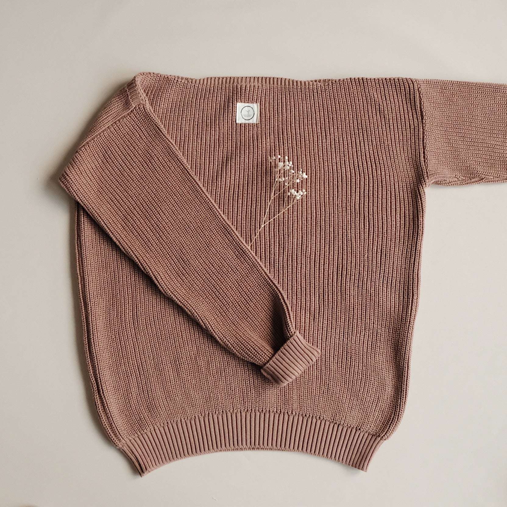 Organic Knit Pulli - MUM - Walnut - SALE - OVERSIZE FIT - Image 11