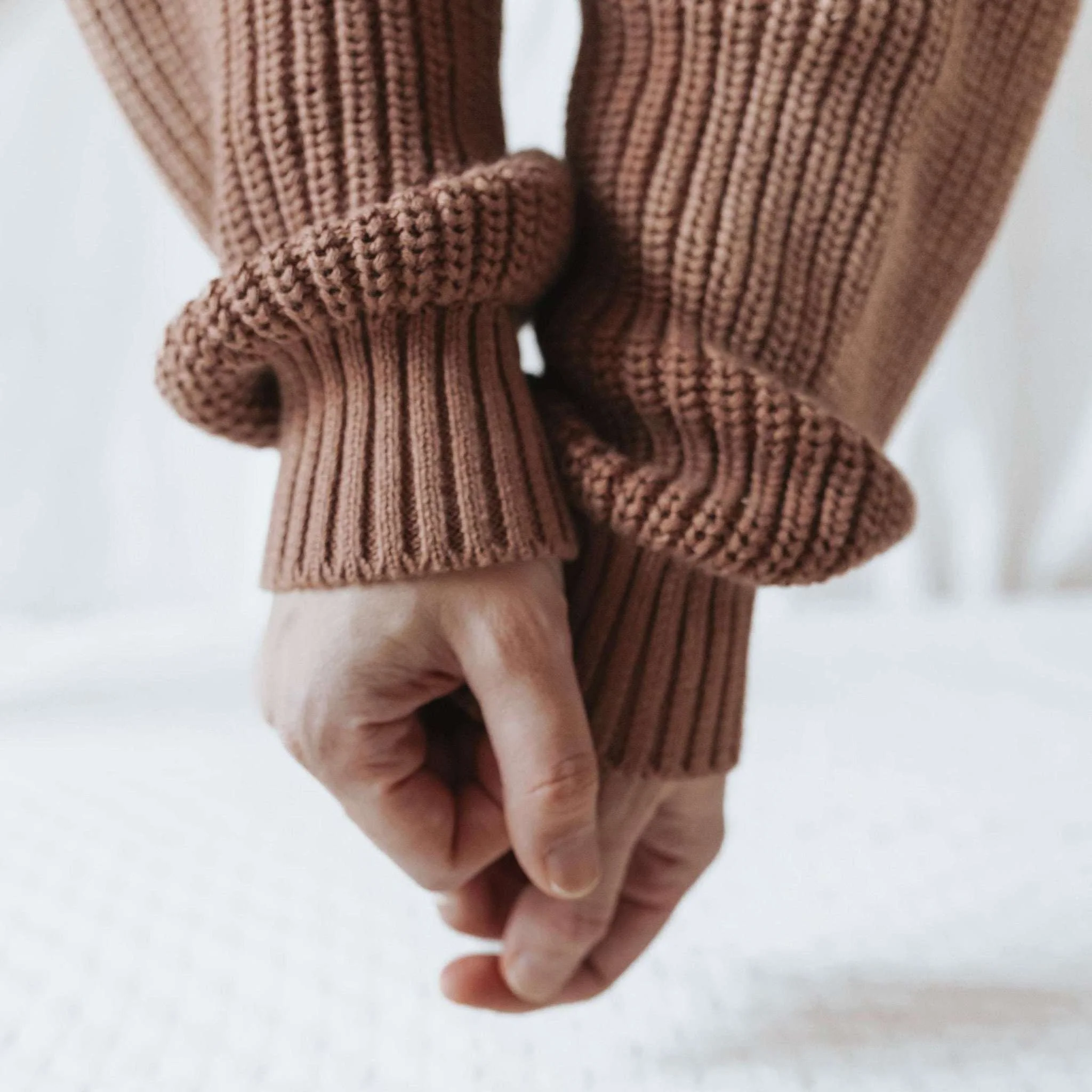 Organic Knit Pulli - MUM - Walnut - SALE - OVERSIZE FIT - Image 3